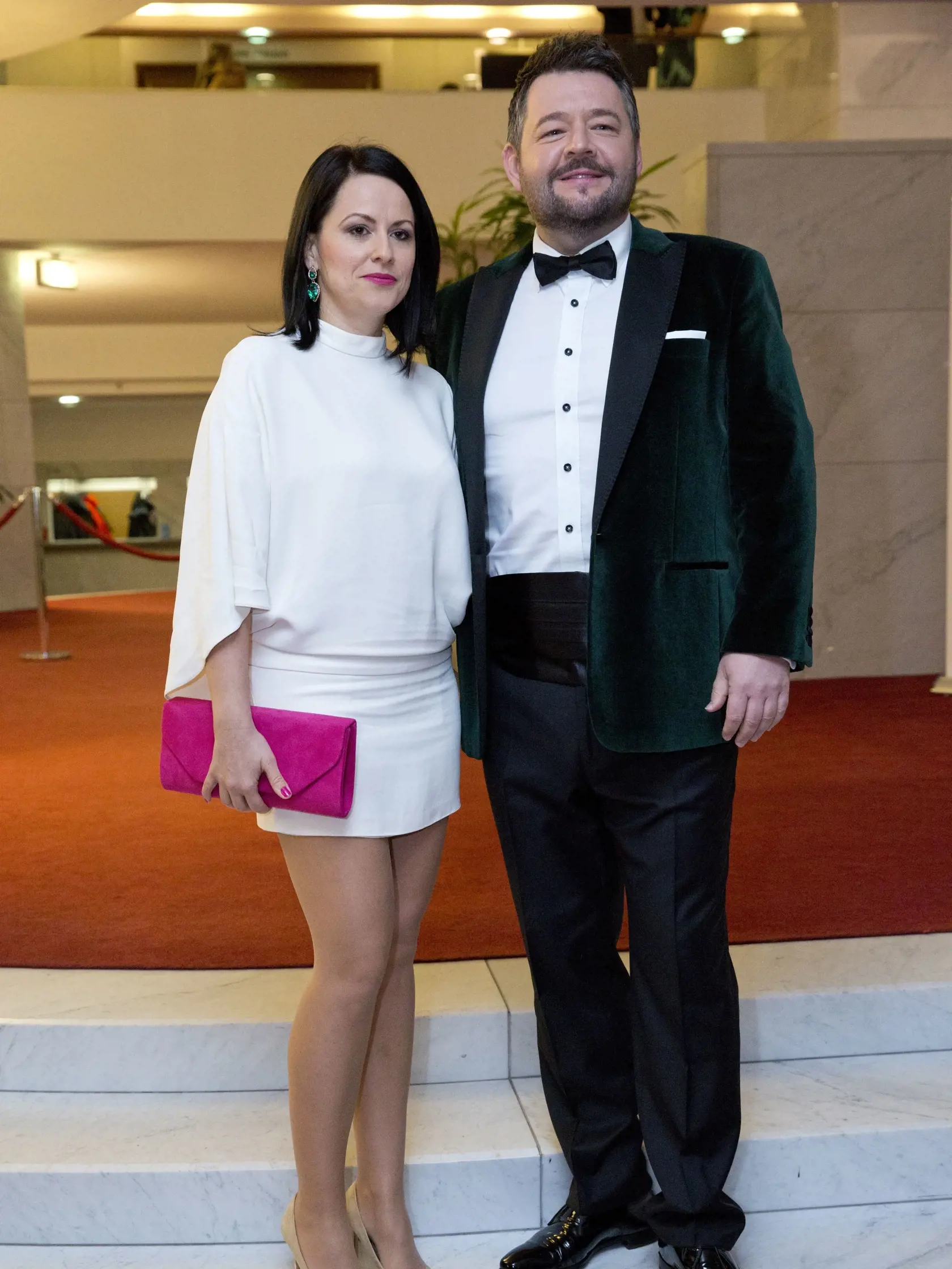 Na snímke príchody ľudí na OTO 2018
Na snímke Michal Hudák s manželkou