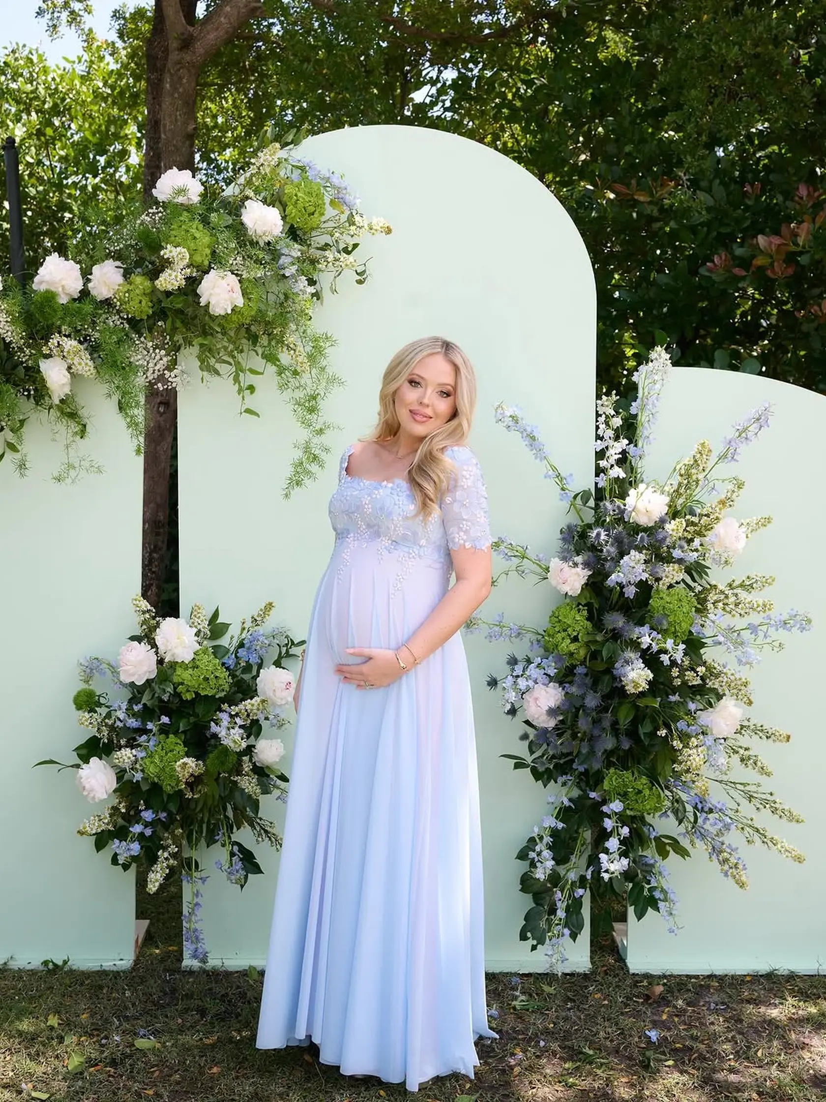 Tiffany Trump si užila baby shower pre chlapčeka, ktorého čaká. Bola v štýle rozprávkovej knihy od Beatrix Potter Dobrodružstvá zajačika Petríka.