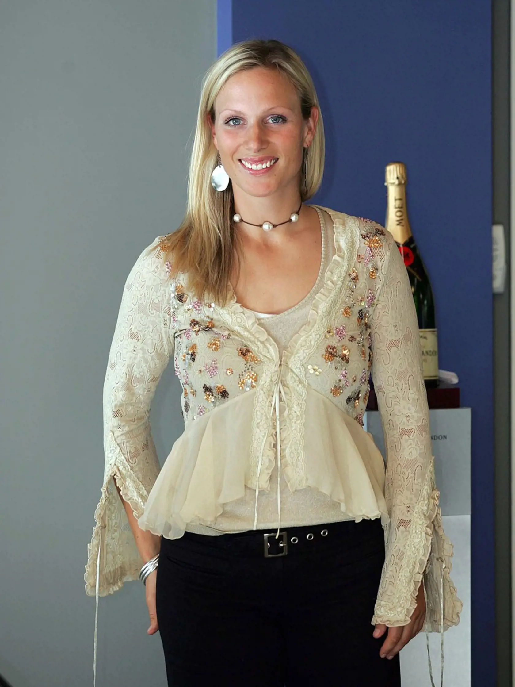 Zara Tindall na charitatívnej akcii na Novom Zélande v roku 2005.