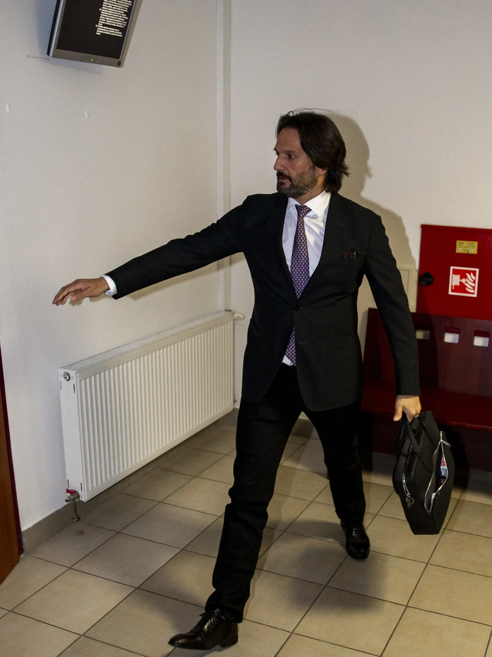 Rozhodovanie o žiadosti Mareka Paru o prepustenie z väzby na Špecializovanom trestnom súde v Pezinku. Na snímke je Robert Kaliňák. 