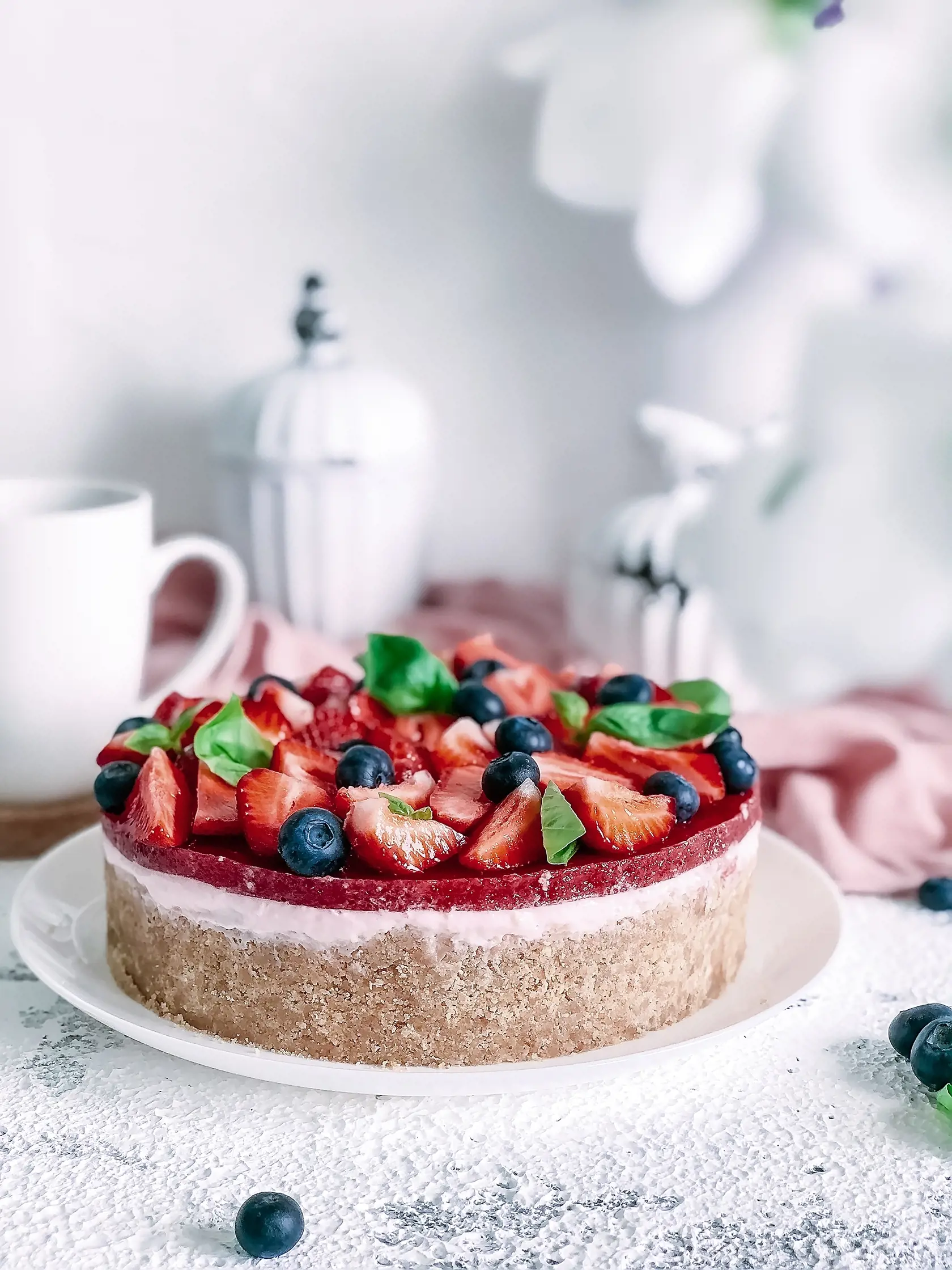 Jahodový cheesecake