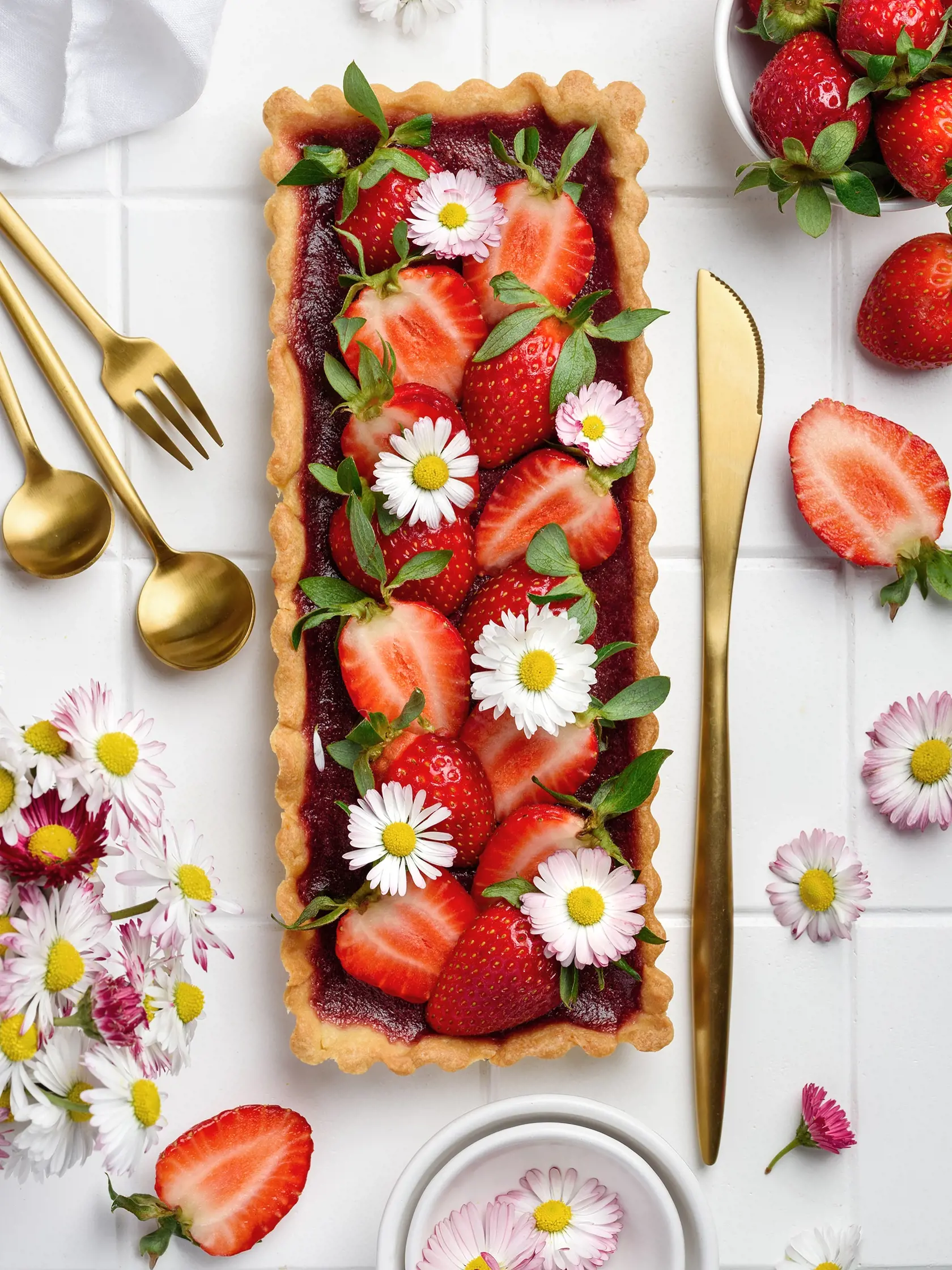 Jahodový tart