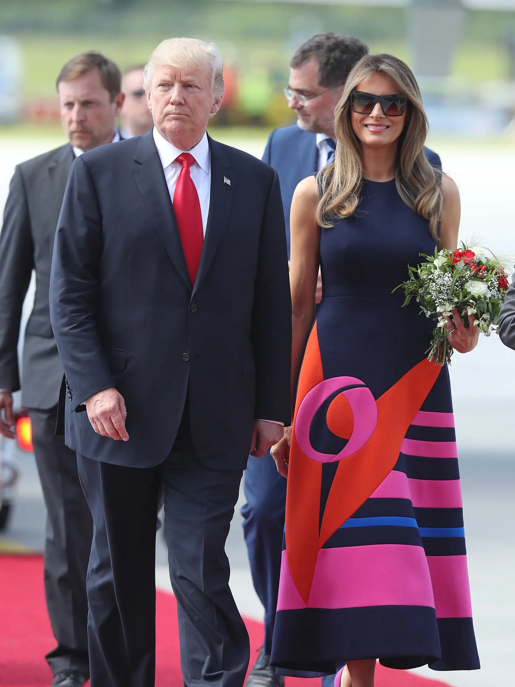 Donald a Melania Trumpovci