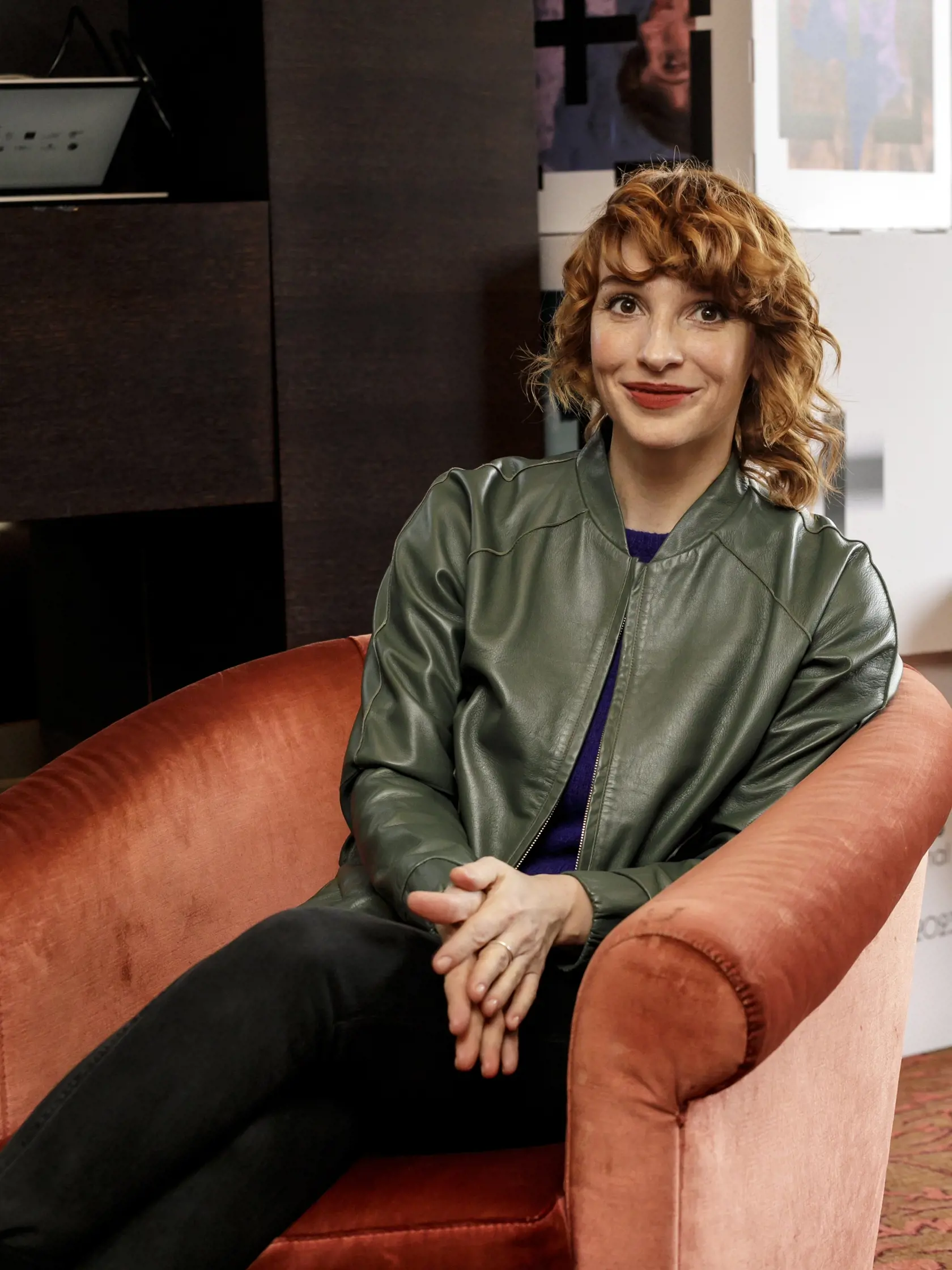 Na snímke herečka Vica Kerekes počas stretnutia s médiami o programe 30. ročníka Medzinárodného filmového festivalu Febiofest v Bratislave 7. marca 2023.