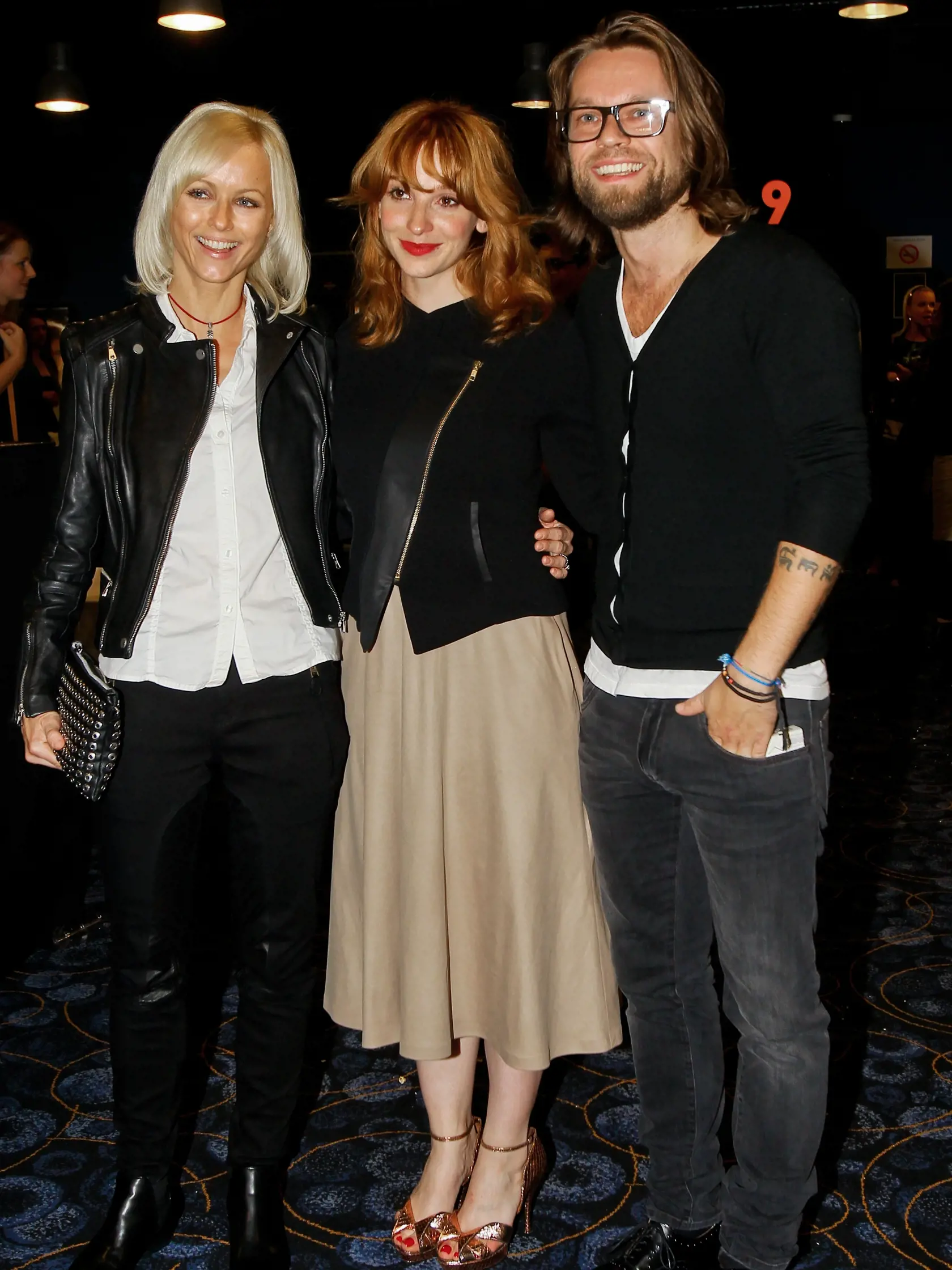Vica Kerekes s kolegami.