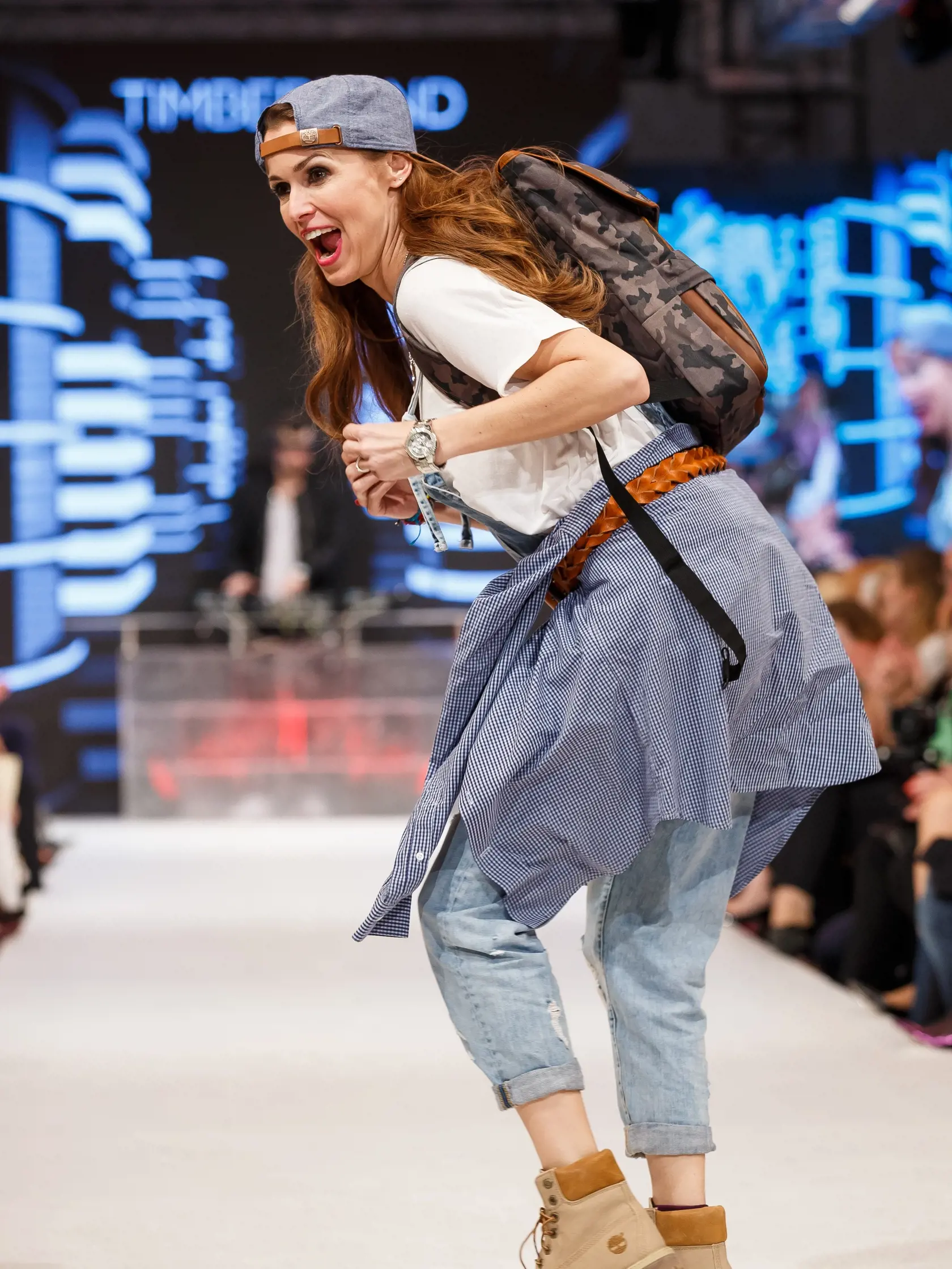 Lenka Šóšová na móle.