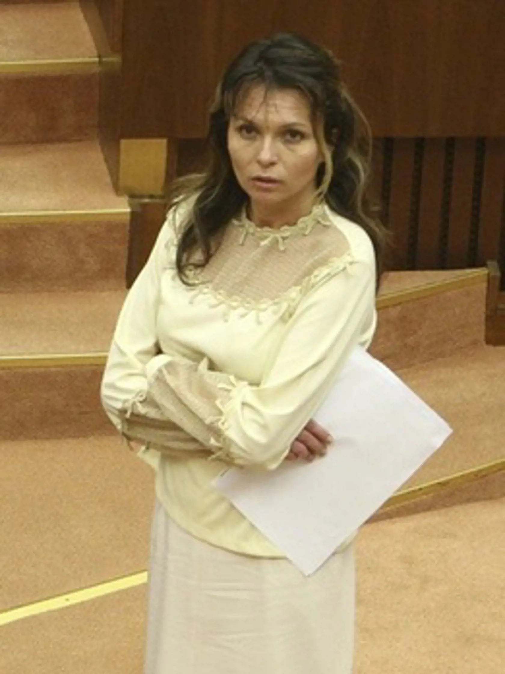Kandidátka na prezidenta Helena Mezenská.