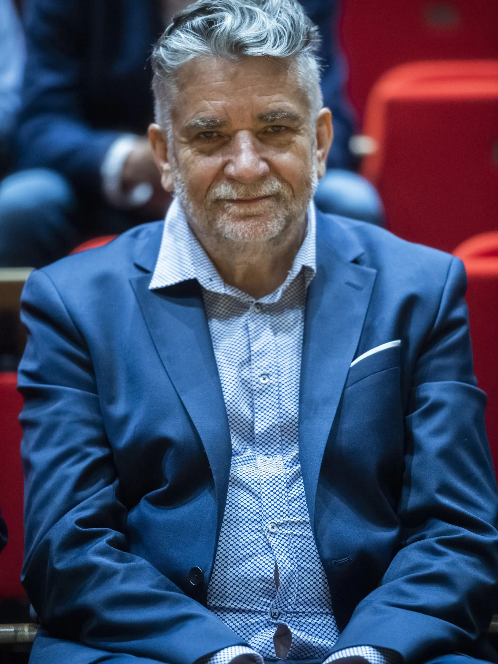 Na snímke kandidát Ľuboš Machaj počas verejného vypočutia kandidátov na generálneho riaditeľa RTVS na Výbore NR SR pre kultúru a médiá v Bratislave 13. júna 2022.