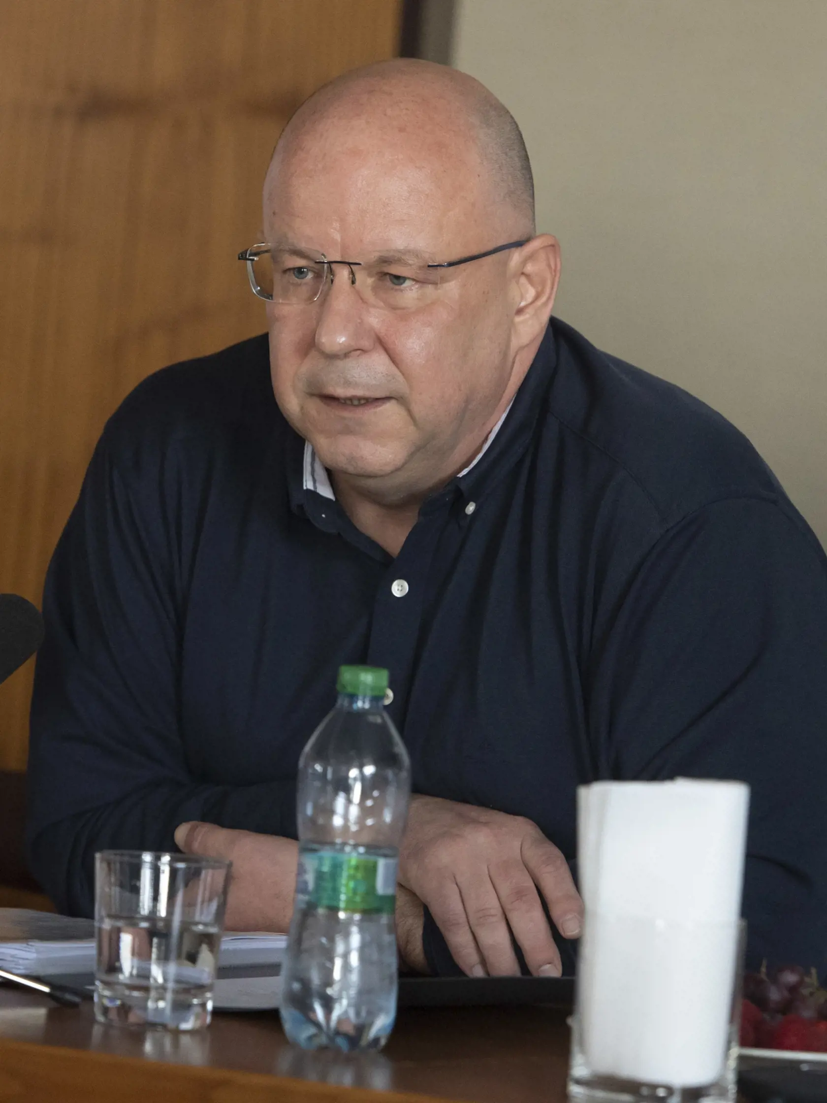 Na snímke generálny riaditeľ Rozhlasu a televízie Slovenska (RTVS) Jaroslav Rezník počas rokovania Rady RTVS 16. júna 2022 v Bratislave.