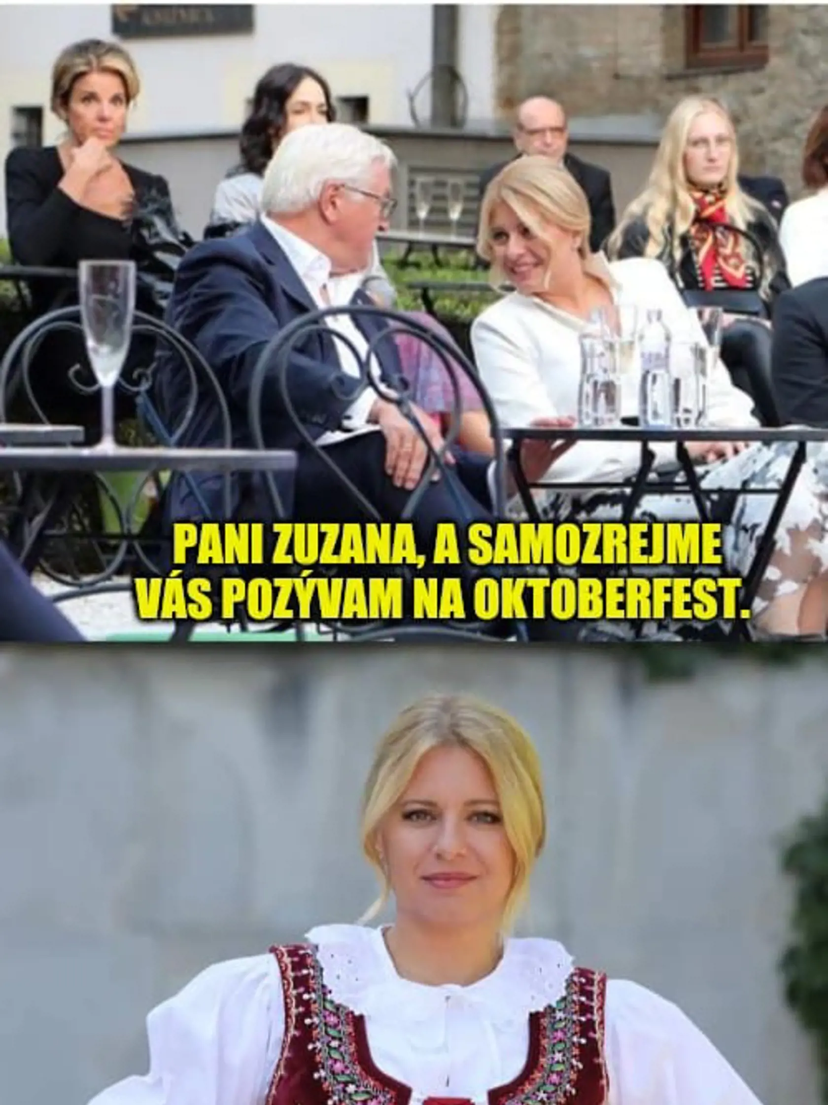 Kroj prezidentky Zuzany Čaputovej sa zapíše do histórie slovenských politických memov