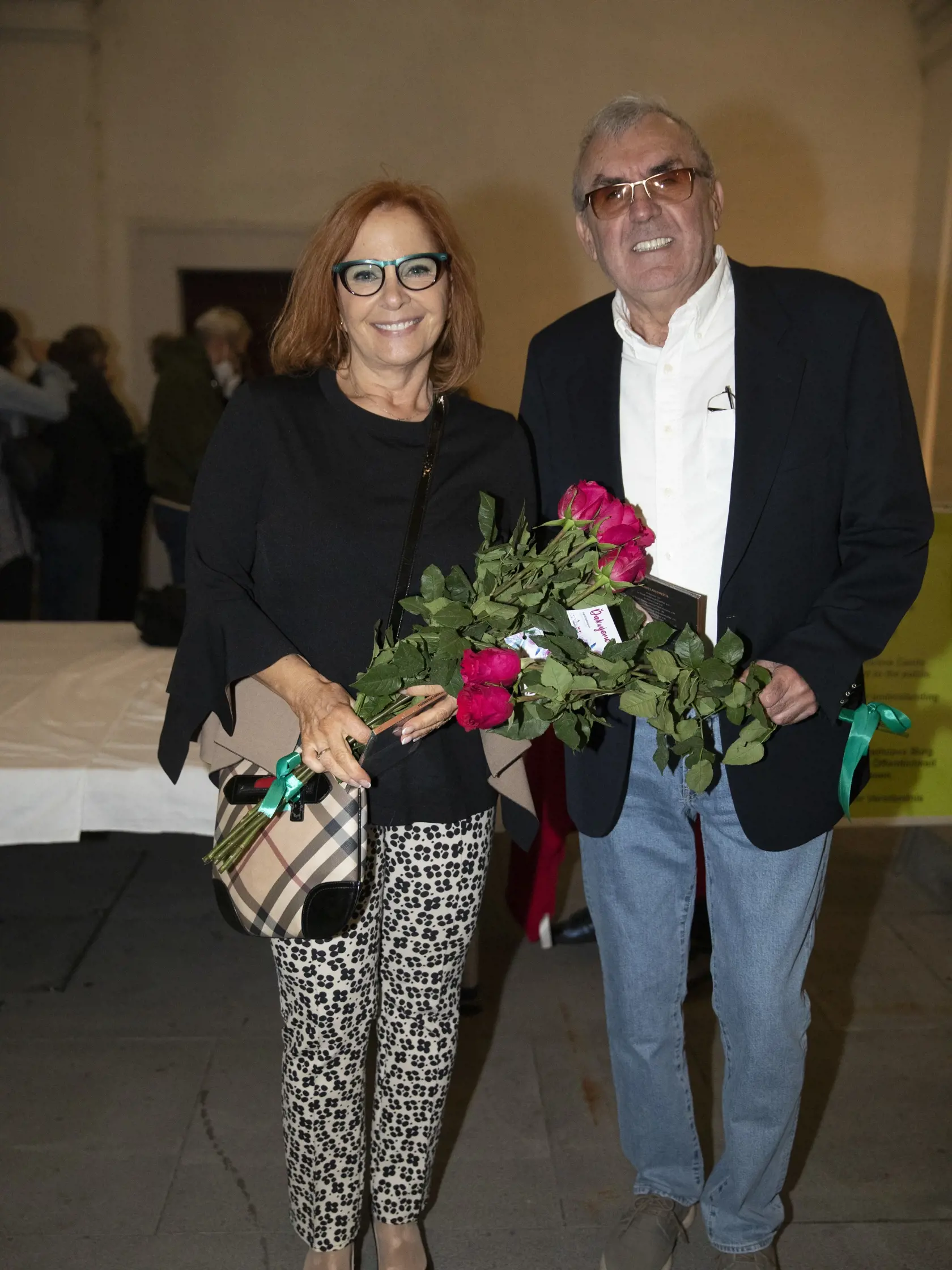 Krst CD nosiča Cyrano z predmestia.
Na snímke: Kamila Magálová a Jozef Benedik