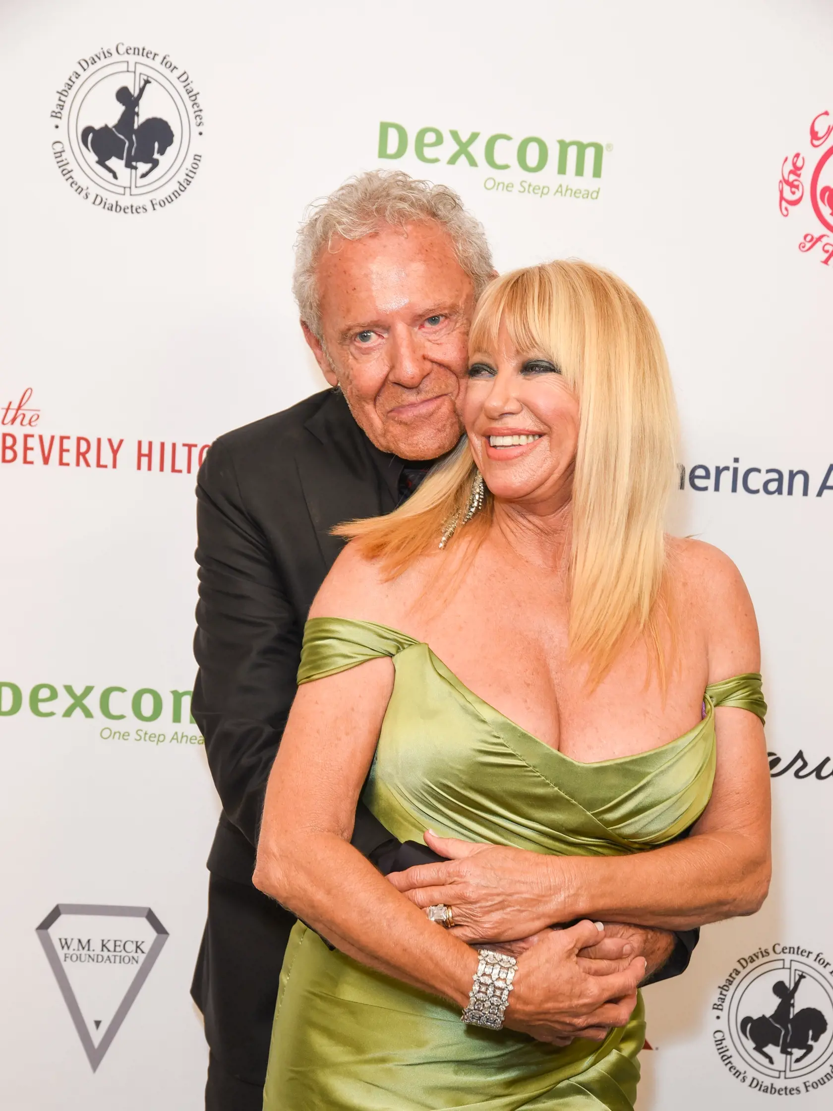 BEVERLY HILLS, CA - OCTOBER 06:  Alan Hamel and Suzanne Somers  attend 2018 Carousel Of Hope Ball - VVIP Reception at The Beverly Hilton Hotel on October 6, 2018 in Beverly Hills, California.  (Photo by Presley Ann/Getty Images)