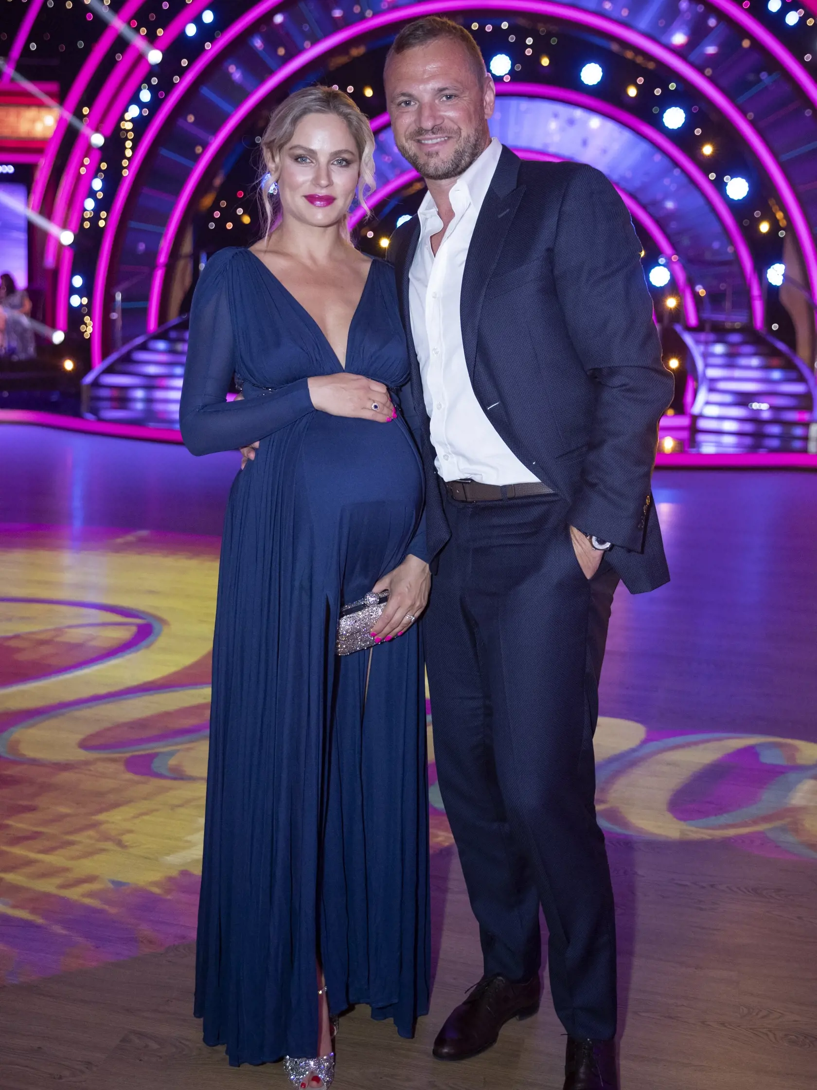 Finale tanečnej televíznej šou Let’s Dance v bratislavskej Inchebe. Na snímke je Marián Gáborík a Ivana Gáborík.
