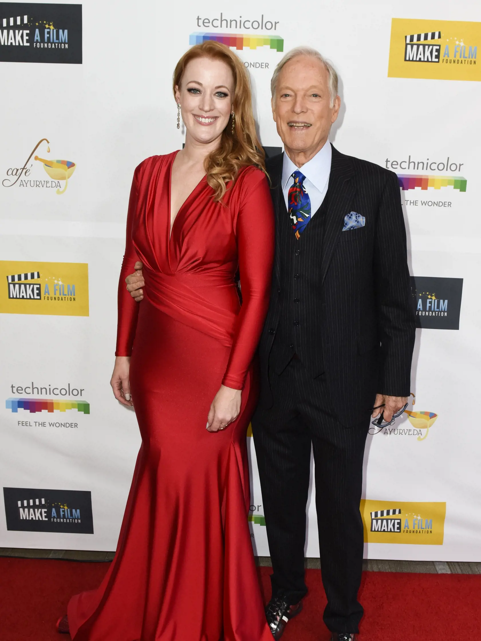 Richard Chamberlain s Adele Rene v roku 2017