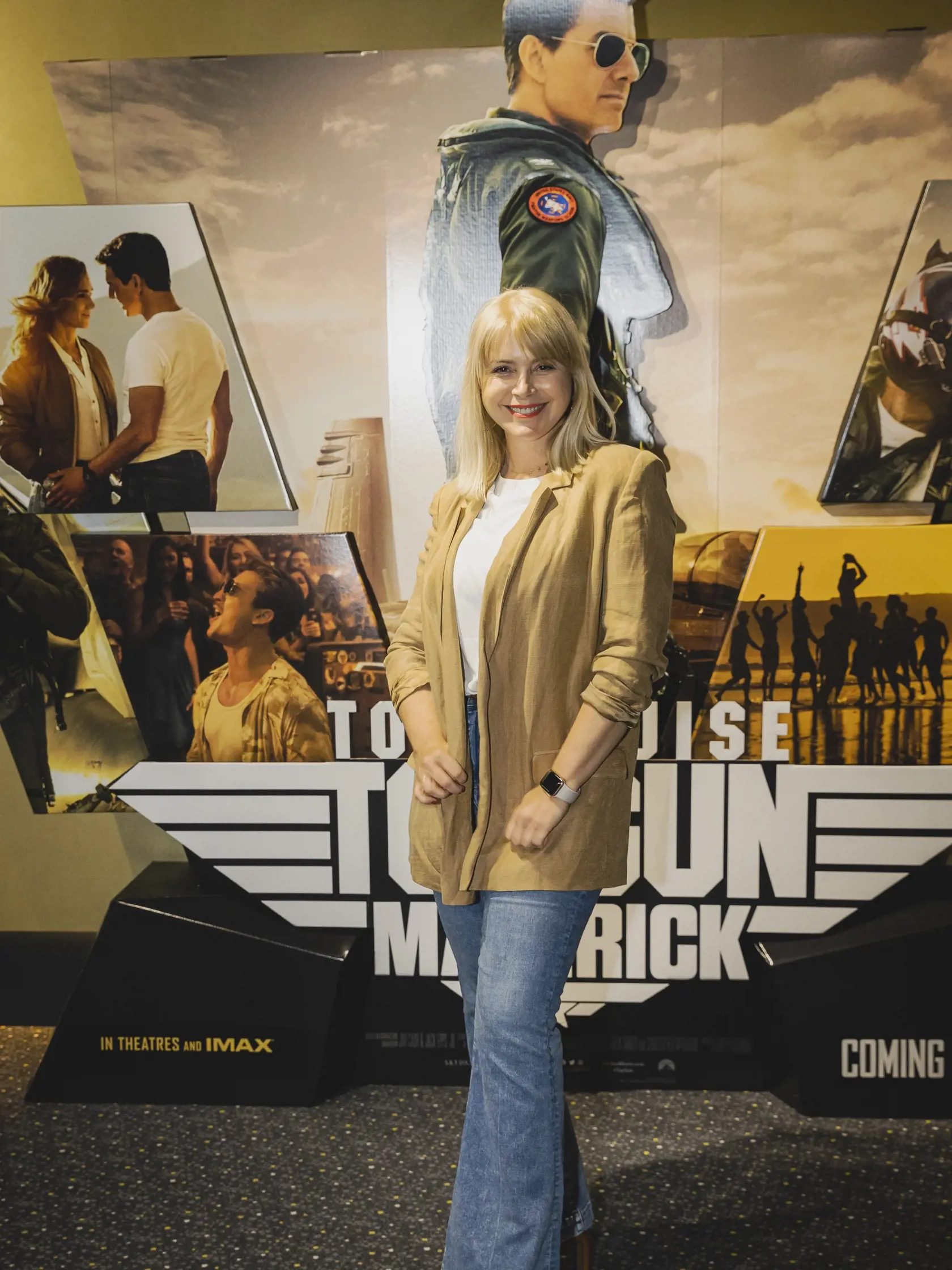 Na snímke Zuzana Vačková prichádza na slovenskú premiéru amerického filmu TOP GUN: MAVERICK