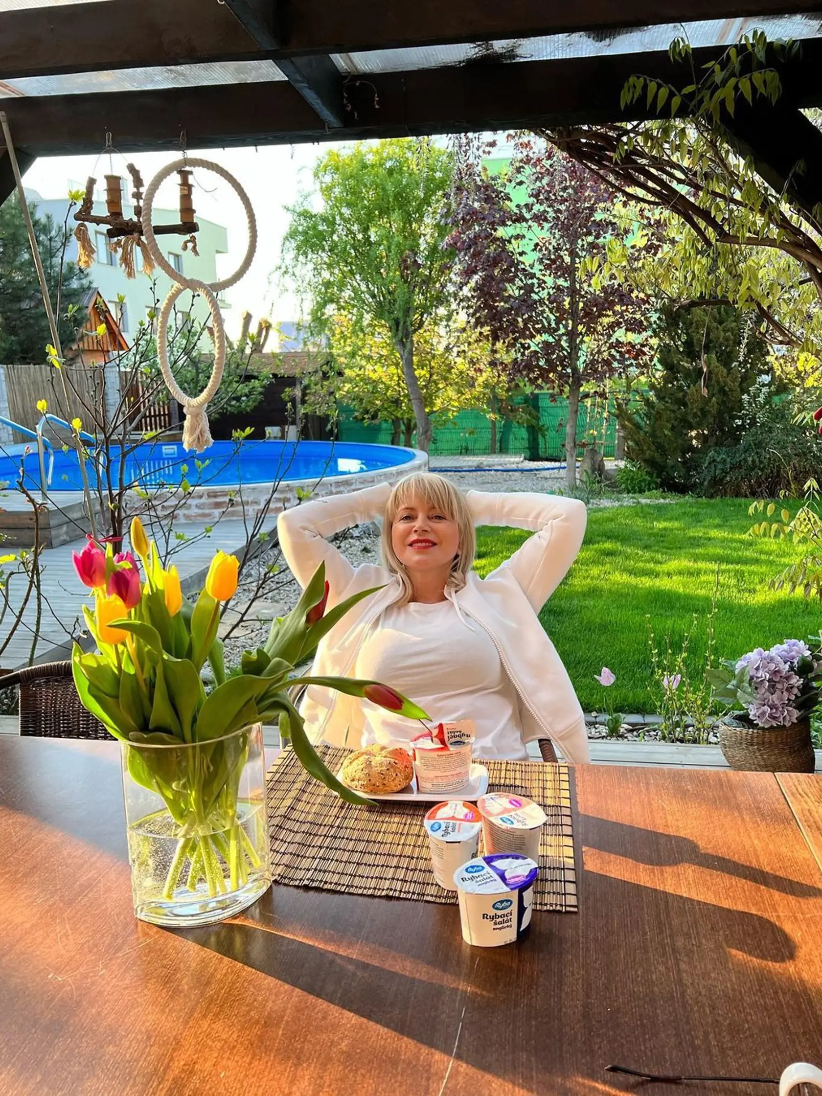 Zuzana Vačková si terasu užíva každý deň.