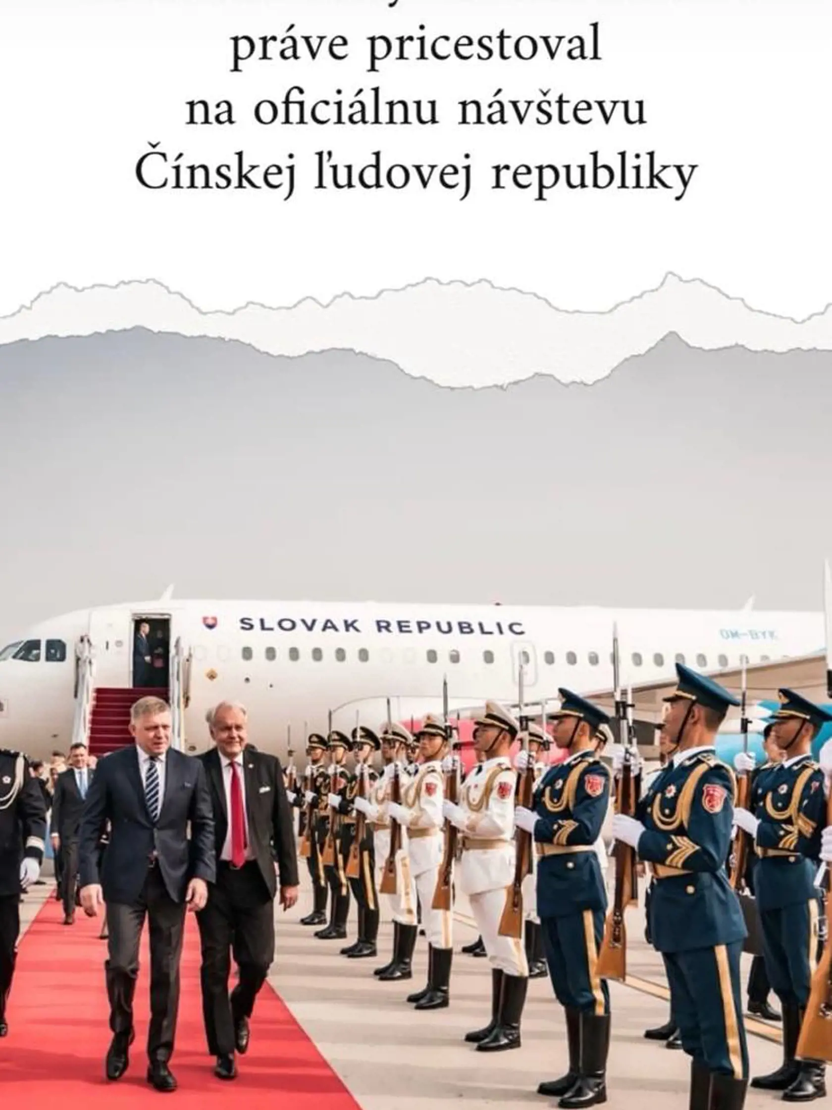 Premiér Robert Fico pricestoval na oficiálnu návštevu do Číny. Takto ho tam vítali 