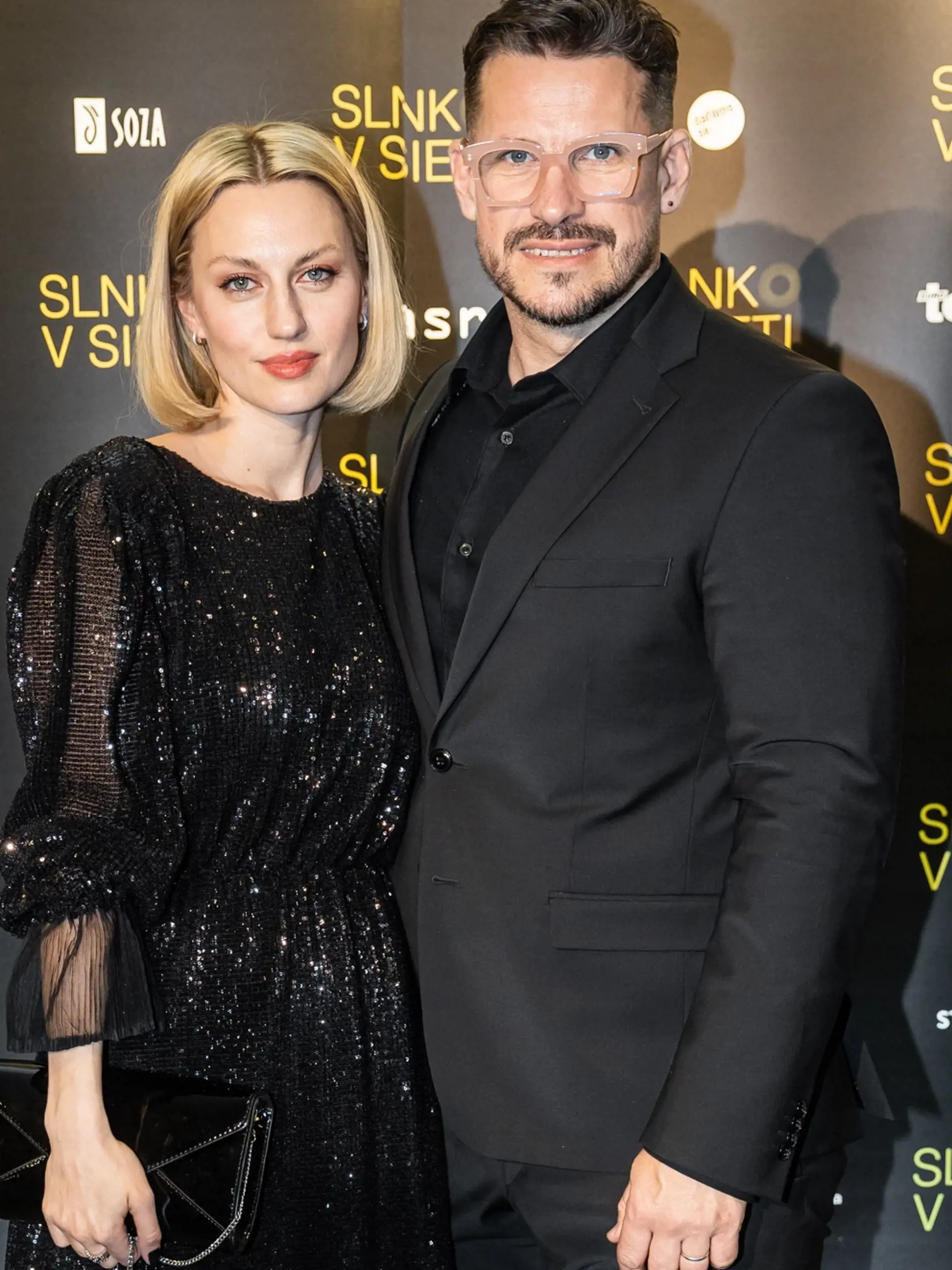Galavečer “SLNKO V SIETI” v Bratislave. Na snímke Natalia Germani a Martin Valihora.
