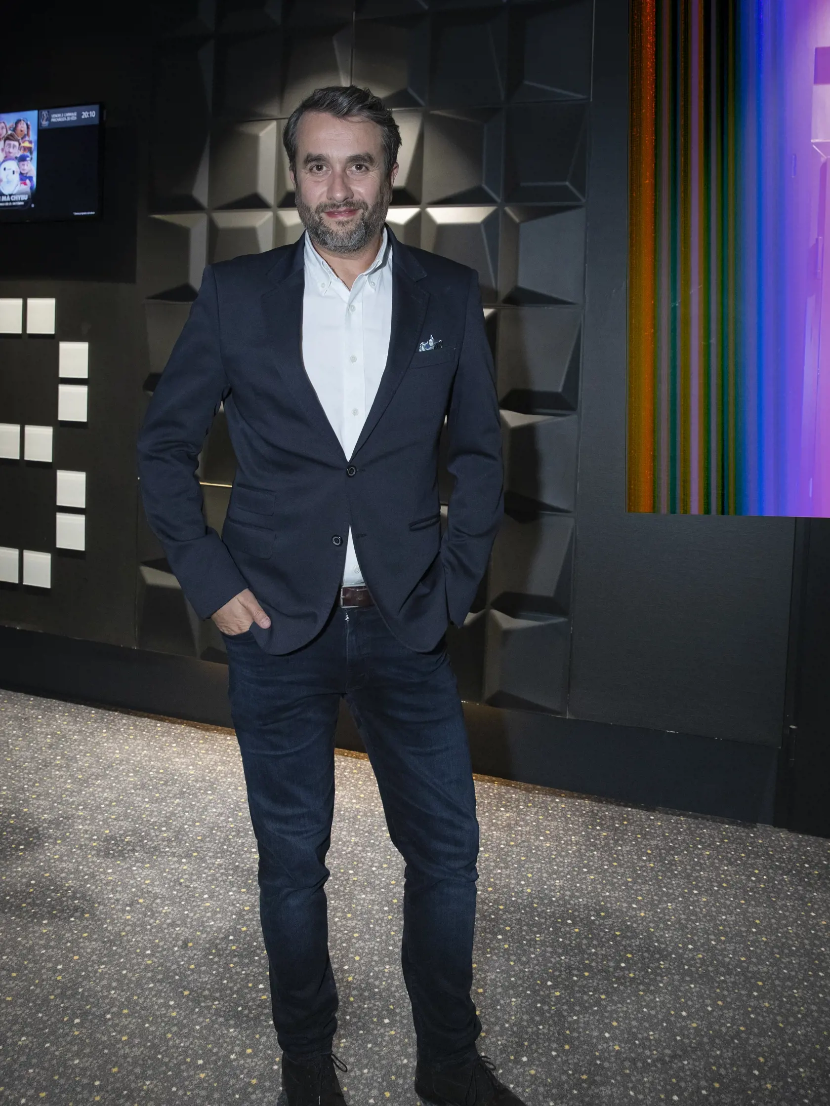 Premiéra dokumentárneho filmu o Janovi Werichovi v bratislavskom kine Bory Mall. Na snímke je Vladimír Kobielsky.