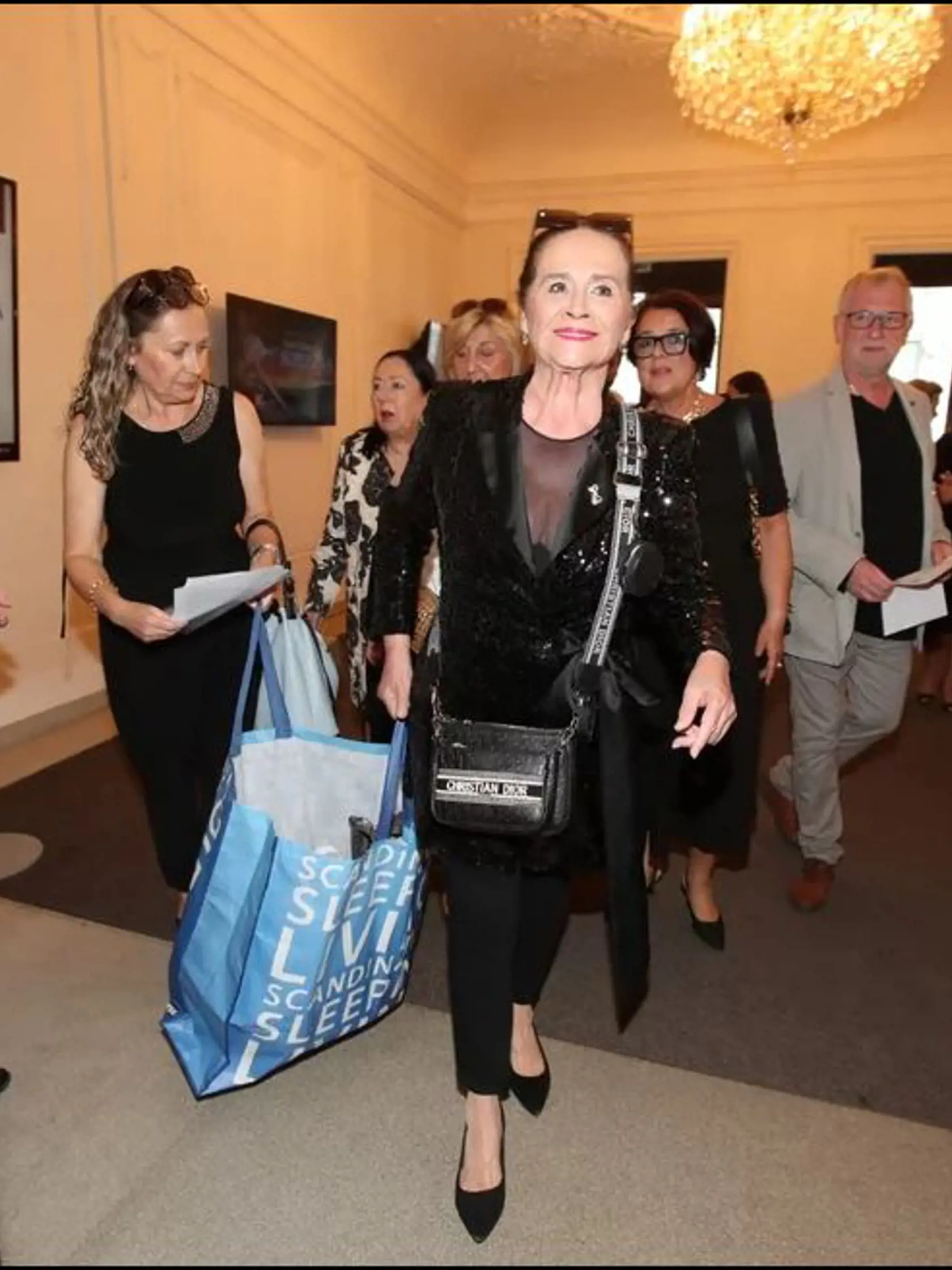 Hana Gregorová na synovej premiére nemohla chýbať.