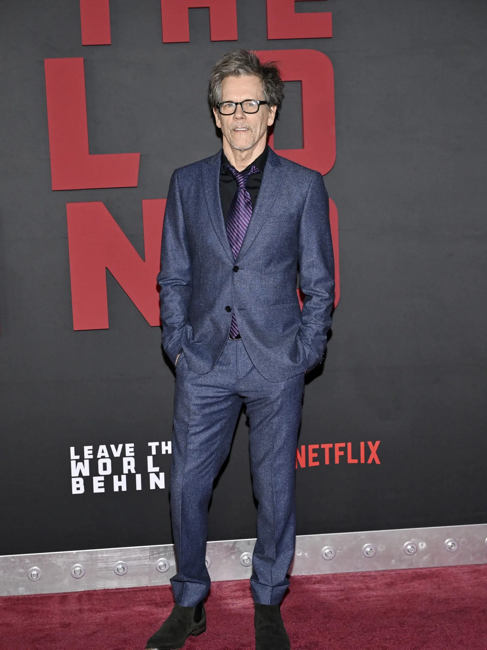 EBE 22 New York - Na snímke americký herec Kevin Bacon (vo filme Danny) prichádza na premiéru amerického psychologického trileru Leave the World Behind spoločnosti Netflix v hoteli Plaza v New Yorku v noci na 5. decembra 2023. FOTO TASR/AP
Kevin Bacon attends the premiere of Netflix's "Leave the World Behind" at the Plaza Hotel on Monday, Dec. 4, 2023, in New York. (Photo by Evan Agostini/Invision/AP)