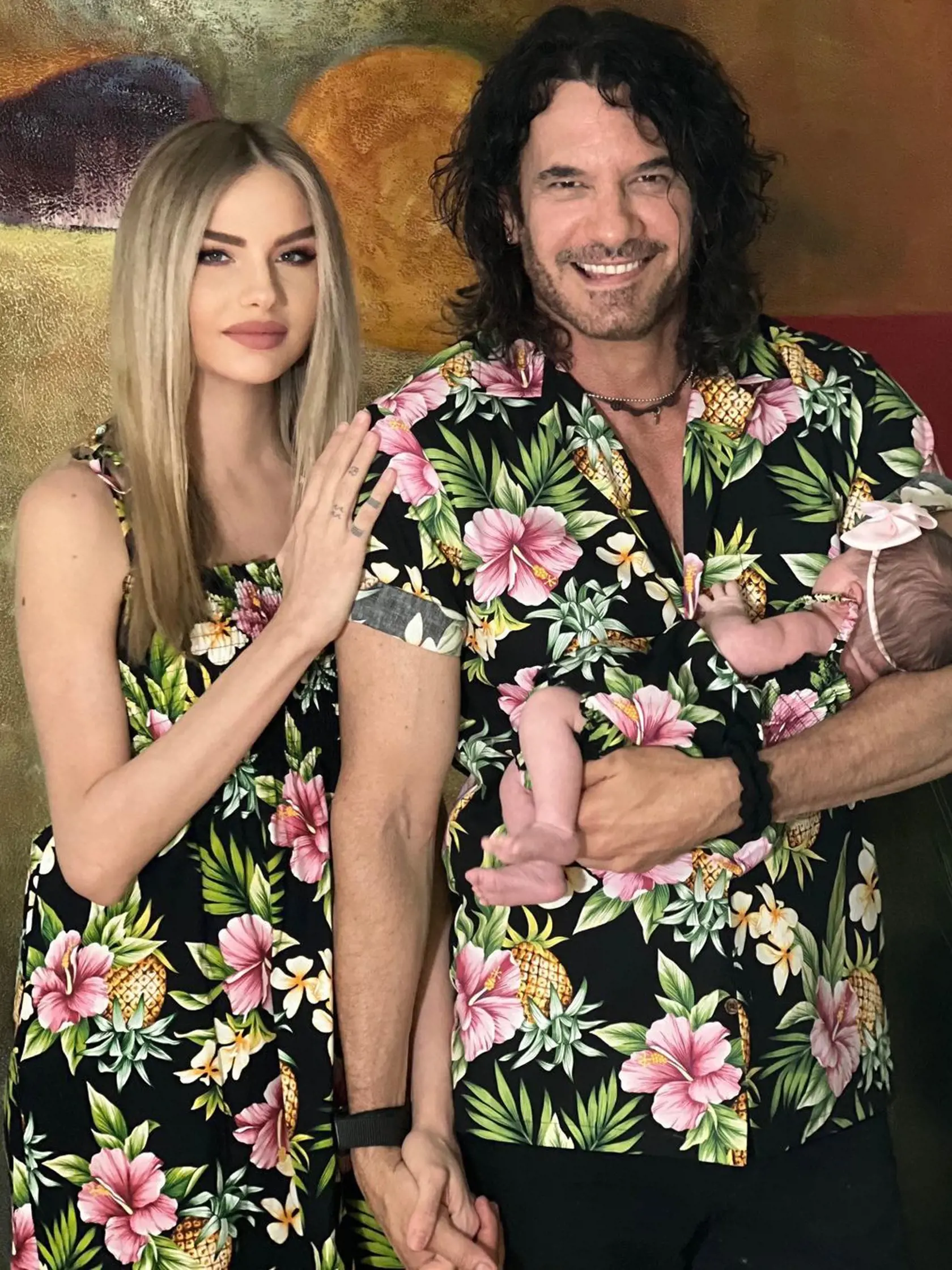 Mario Cimarro s Broňou a dcérkou.
