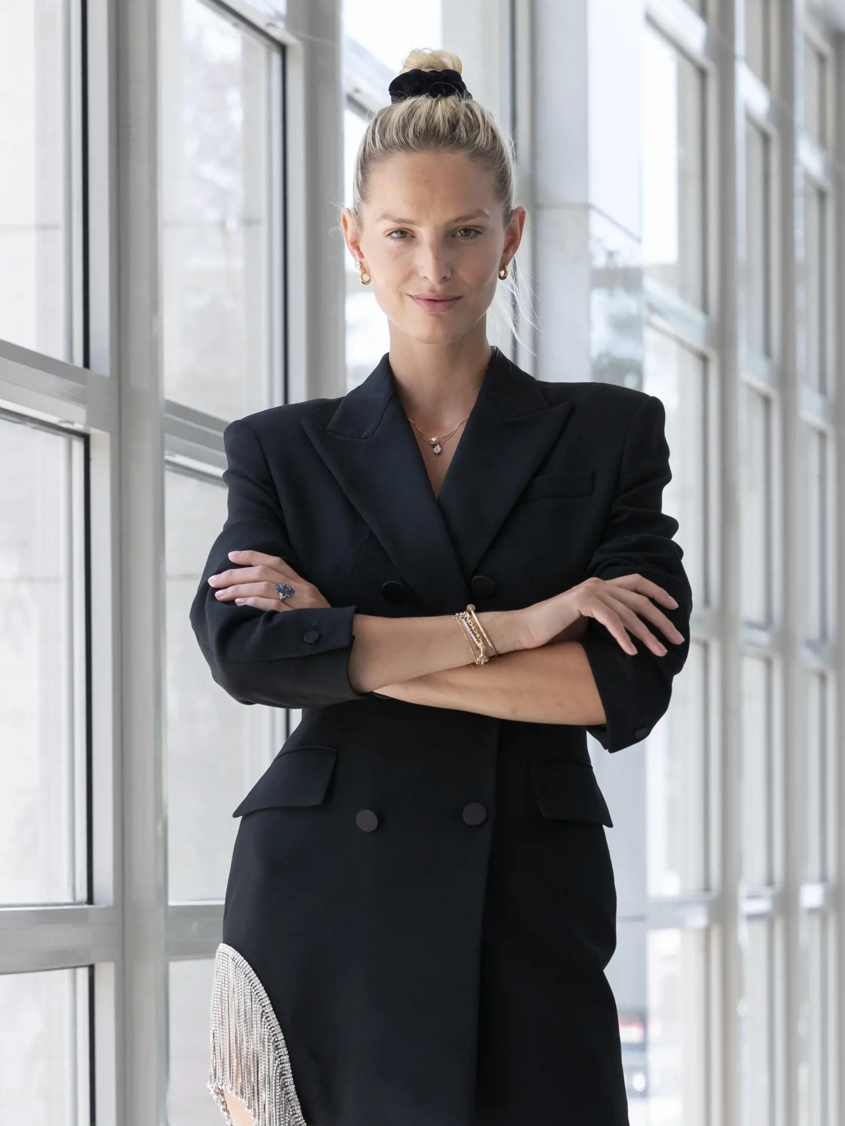 Elite Model Look. Casting v priestoroch novej budovy Slovenského Národného Divadla v Bratislave. Na snímke je topmodelka Michaela Kocianová.