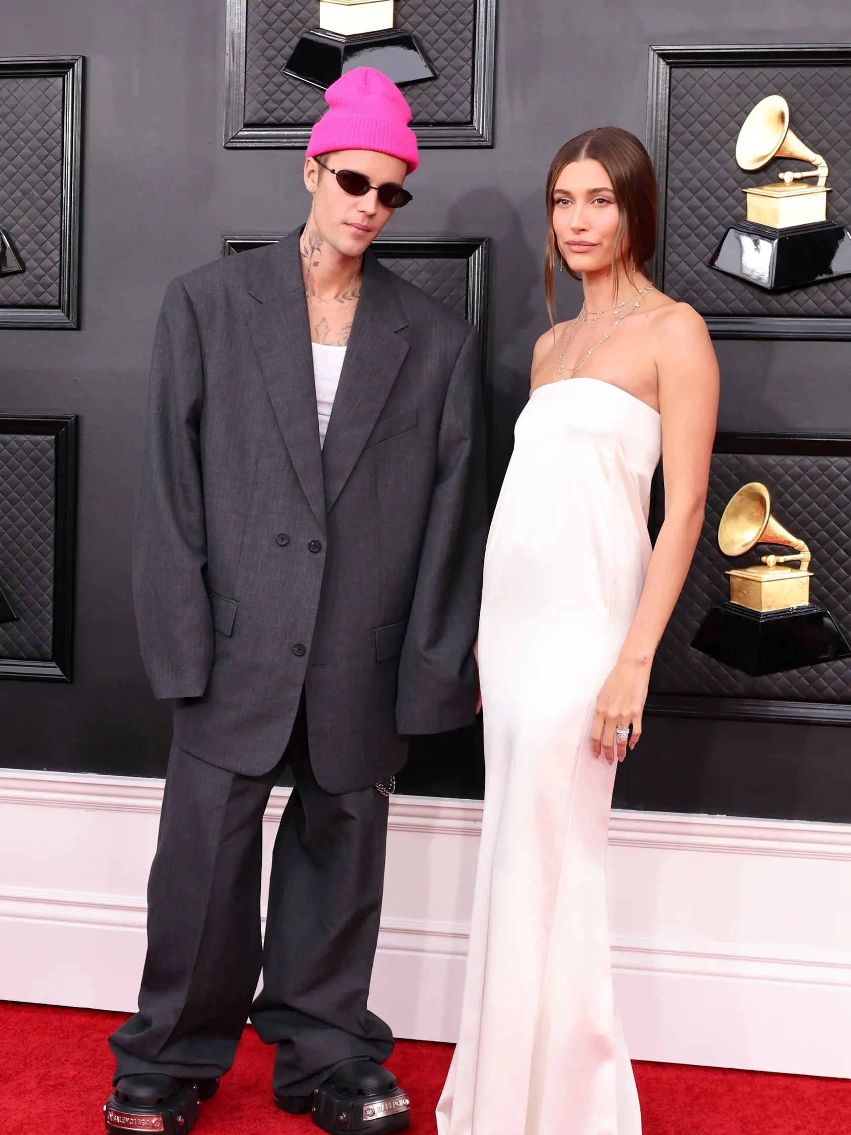 Grammy 2022: Justin a Hailey Bieber