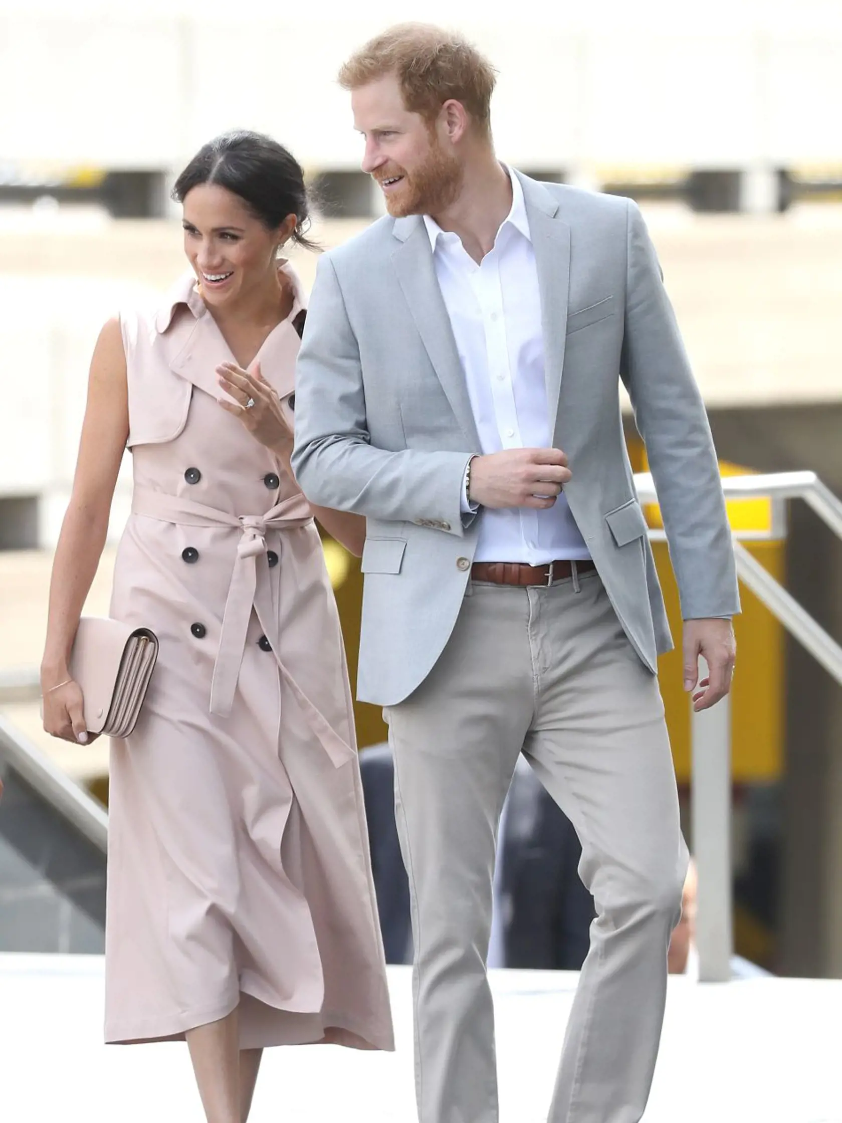 LONDON, ENGLAND - JULY 17:  Meghan, Duchess of Sussex and Prince Harry, Duke of Sussex visit the Nelson Mandela Centenary Exhibition at Southbank Centre's Queen Elizabeth Hall on July 17, 2018 in London, England. The exhibition explores the life and times of Nelson Mandela and marks the centenary of his birth.  (Photo by Chris Jackson/Getty Images)