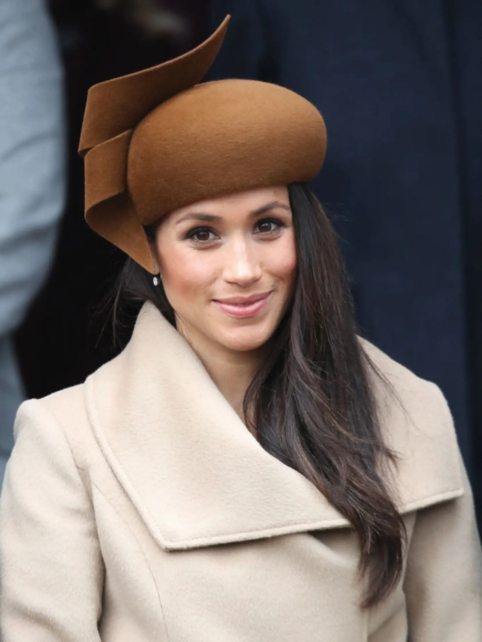 KING'S LYNN, ENGLAND - DECEMBER 25:  Meghan Markle attends Christmas Day Church service at Church of St Mary Magdalene on December 25, 2017 in King's Lynn, England.  (Photo by Chris Jackson/Getty Images)
