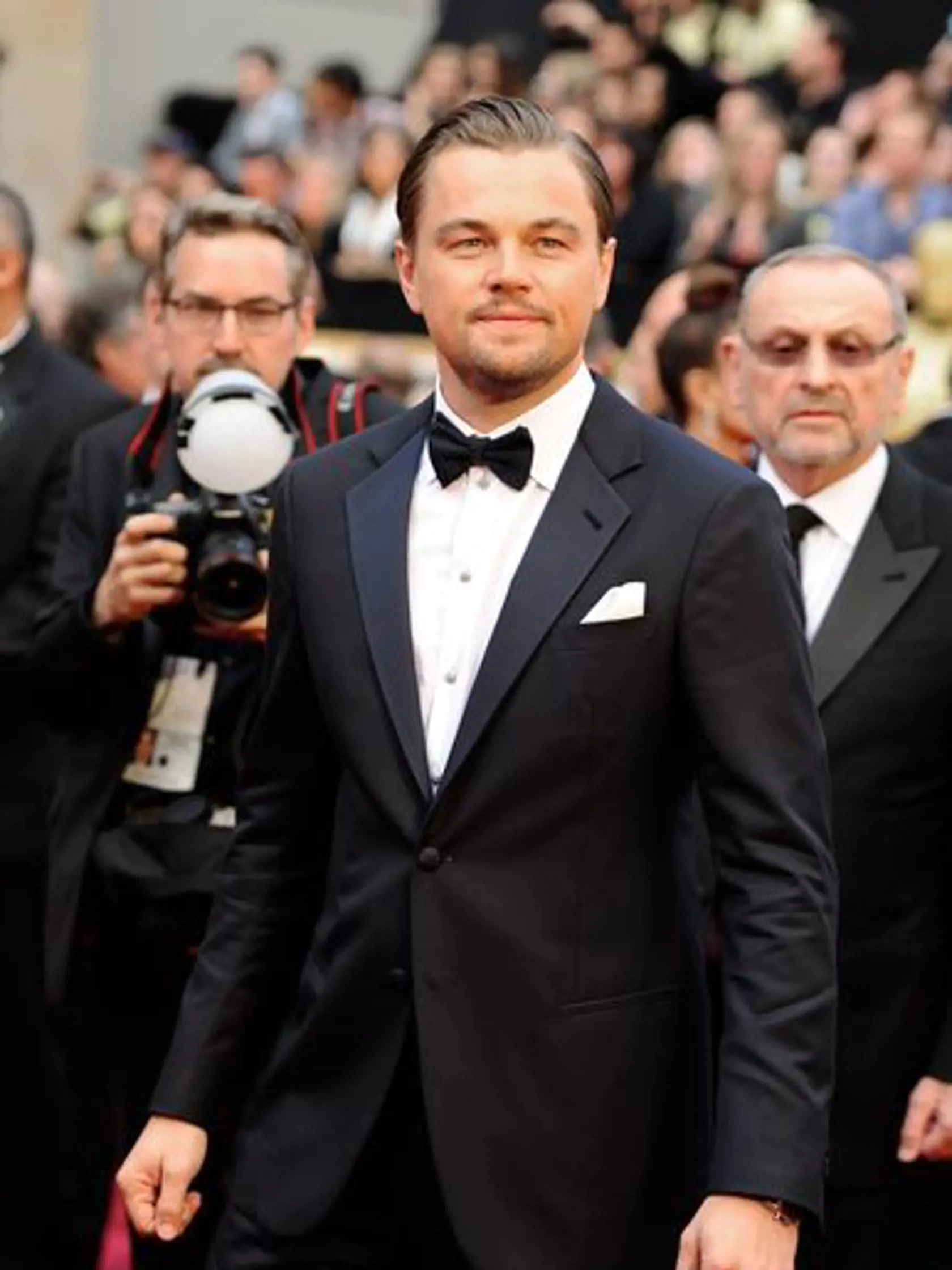 Leonardo DiCaprio na červenom koberci v roku 2014: Zas iba nominovaný, tentoraz za film Vlk z Wall Street.
