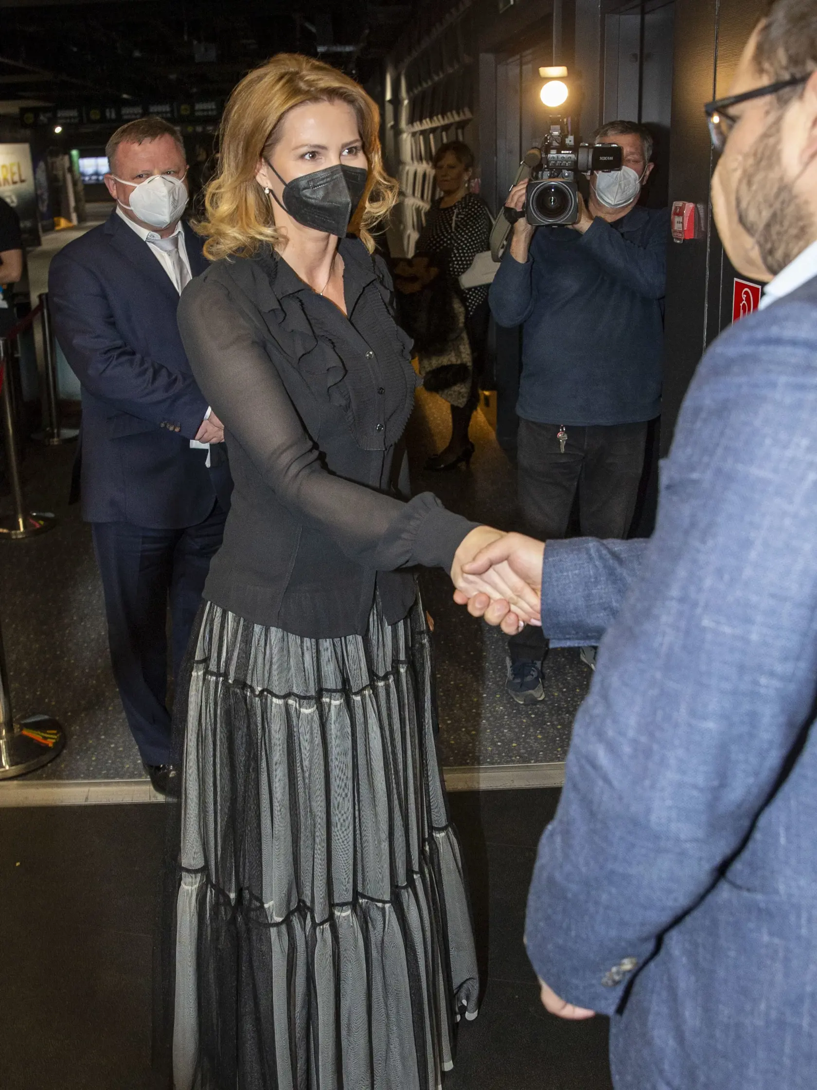 Na snímke je Ivana Gottová na premiére filmu Karel. 