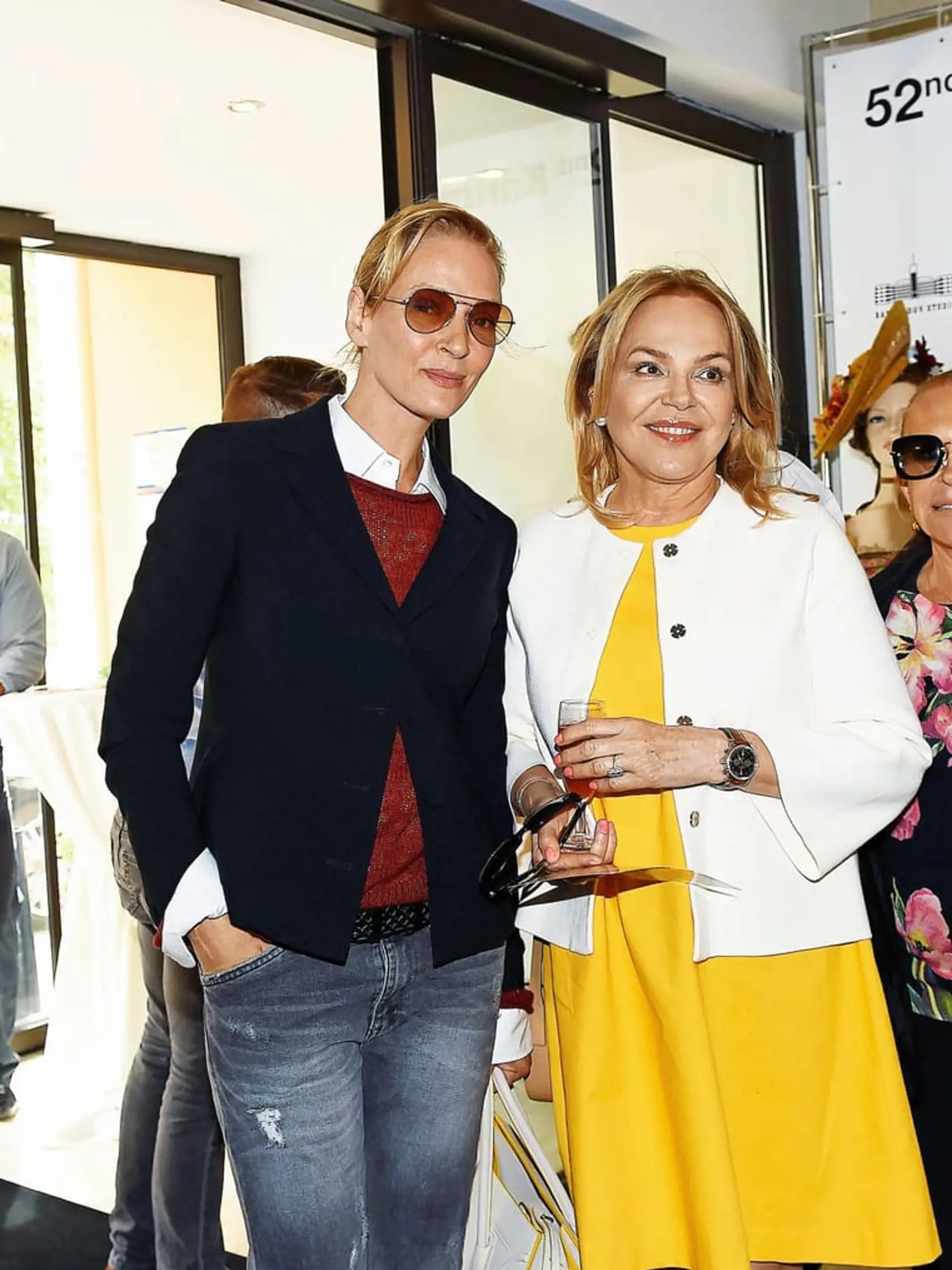 Dagmar Veškrnová s Umou Thurman.