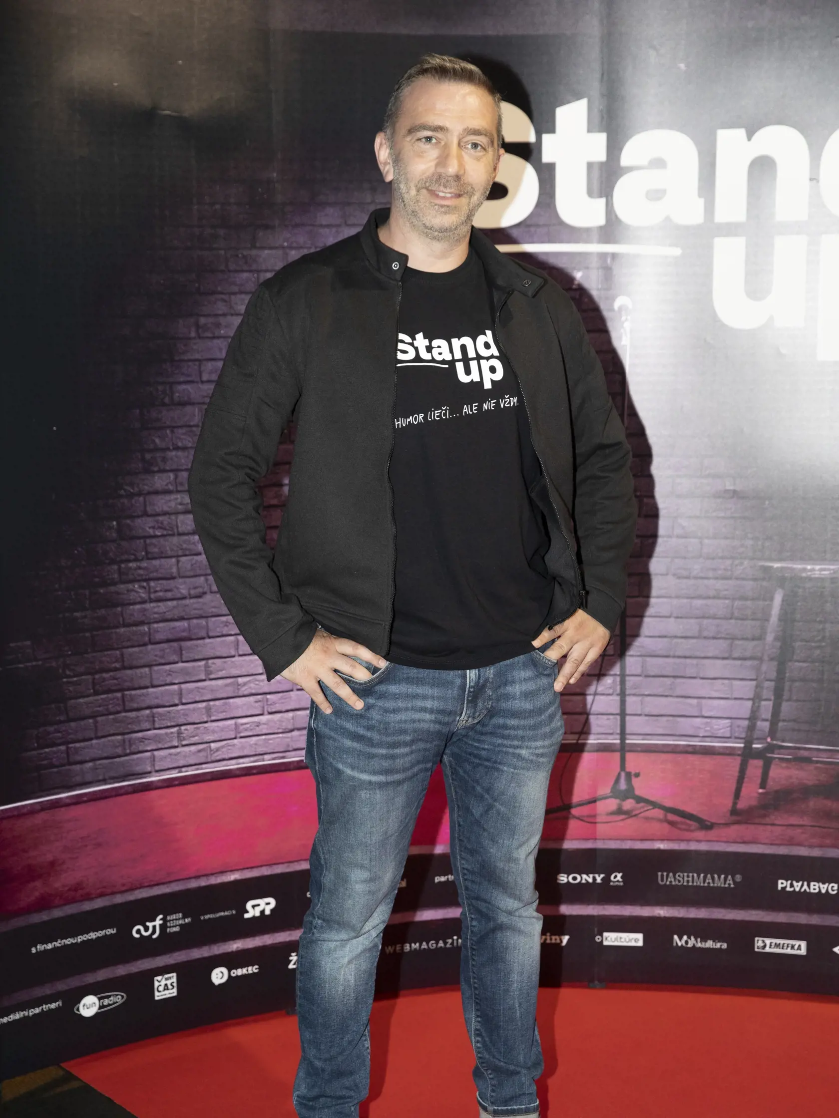 Stand up komik Michael Szatmary.