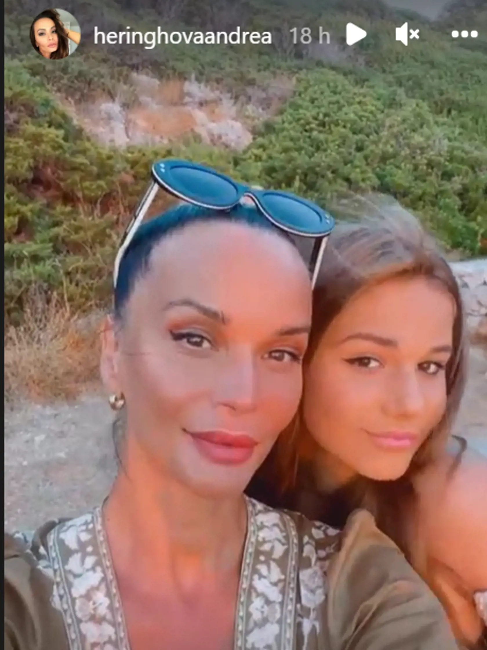 Andrea Heringhová a dcéra Sara Zoe
