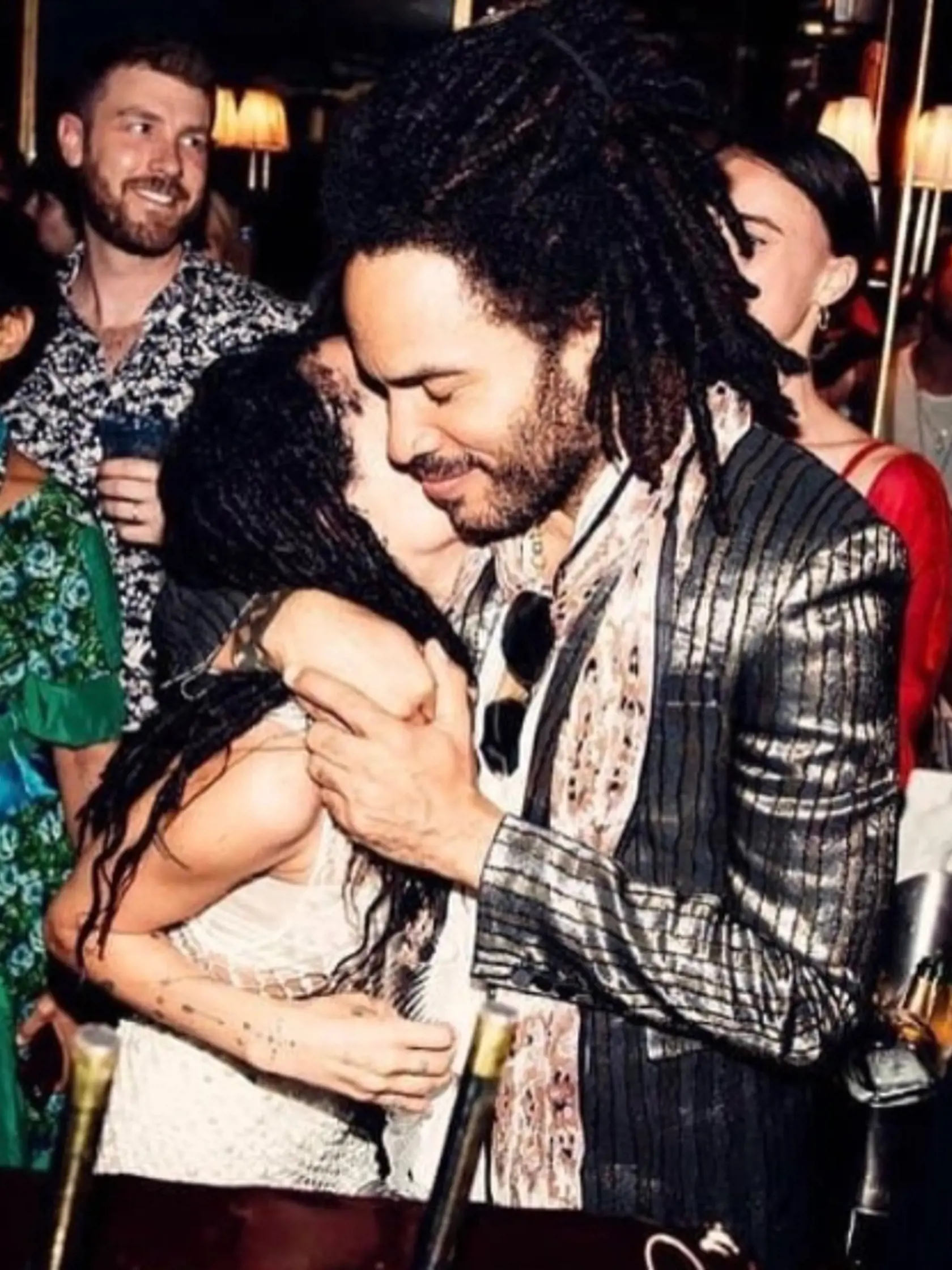 Lenny Kravitz a Zoe Kravitz.