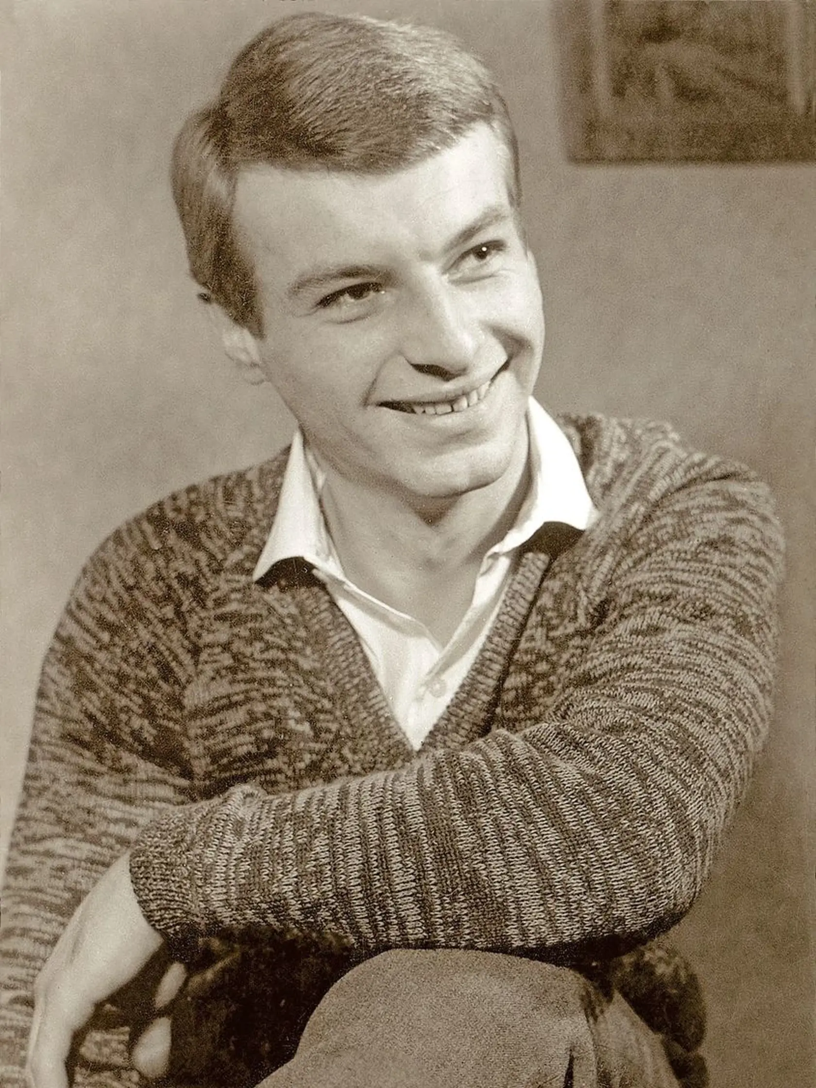 Vlado Müller ako mladý začínajúci herec.