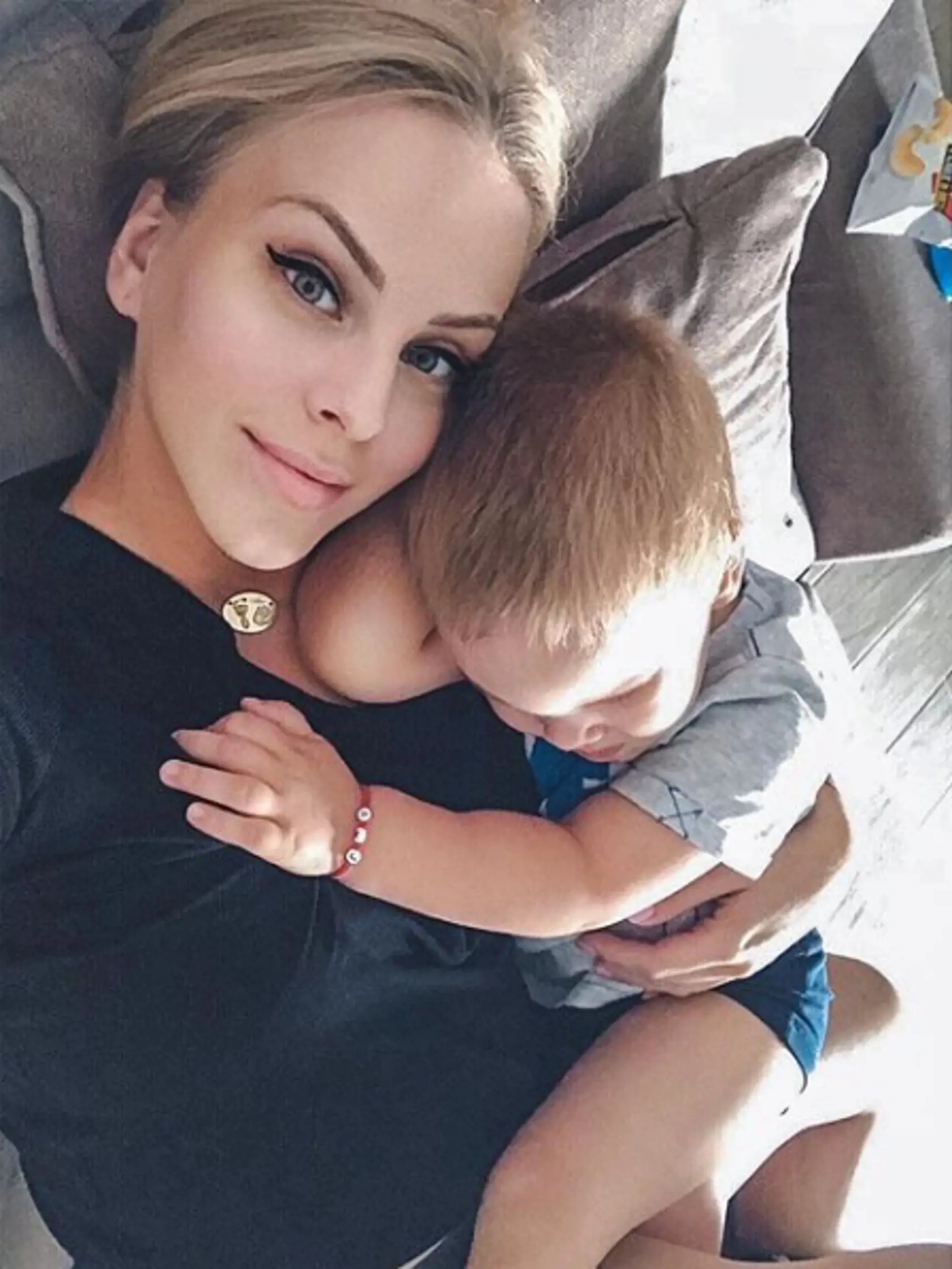 Barbora Balúchová so synom Alexandrom.