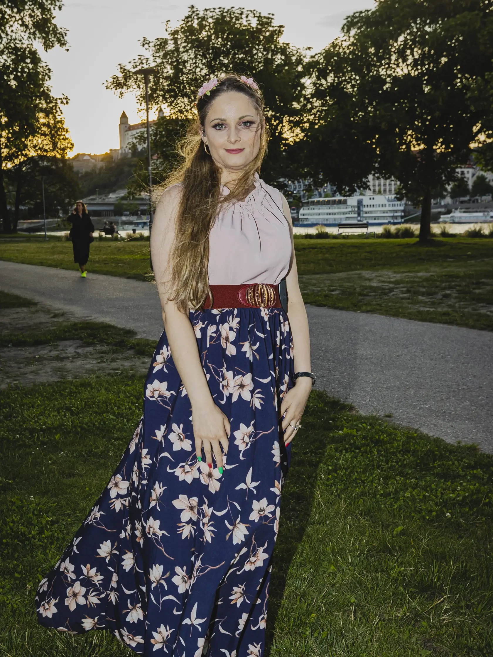 Na snímke víťazka Superstar z roku 2007 Vierka Berkyová-Olahová, počas júnového kresťanského multižánrového open air festivalu One Way Fest 2022 v Bratislave.