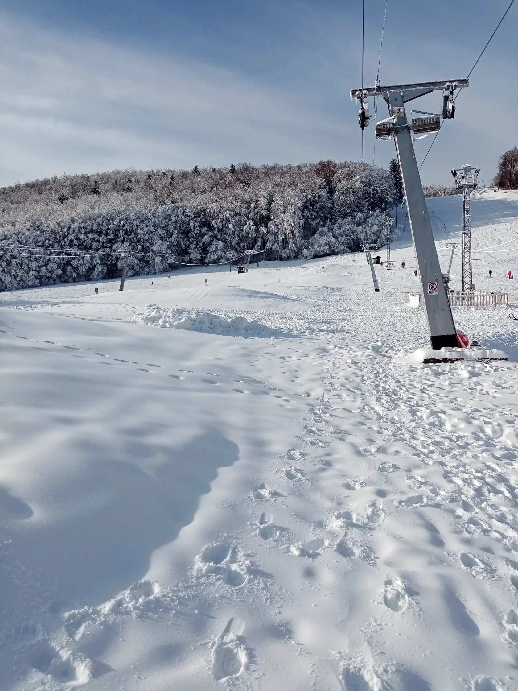 Prírodný sneh sa oteplením roztopil a "prísun" technického neumožnili nevhodné klimatické podmienky.