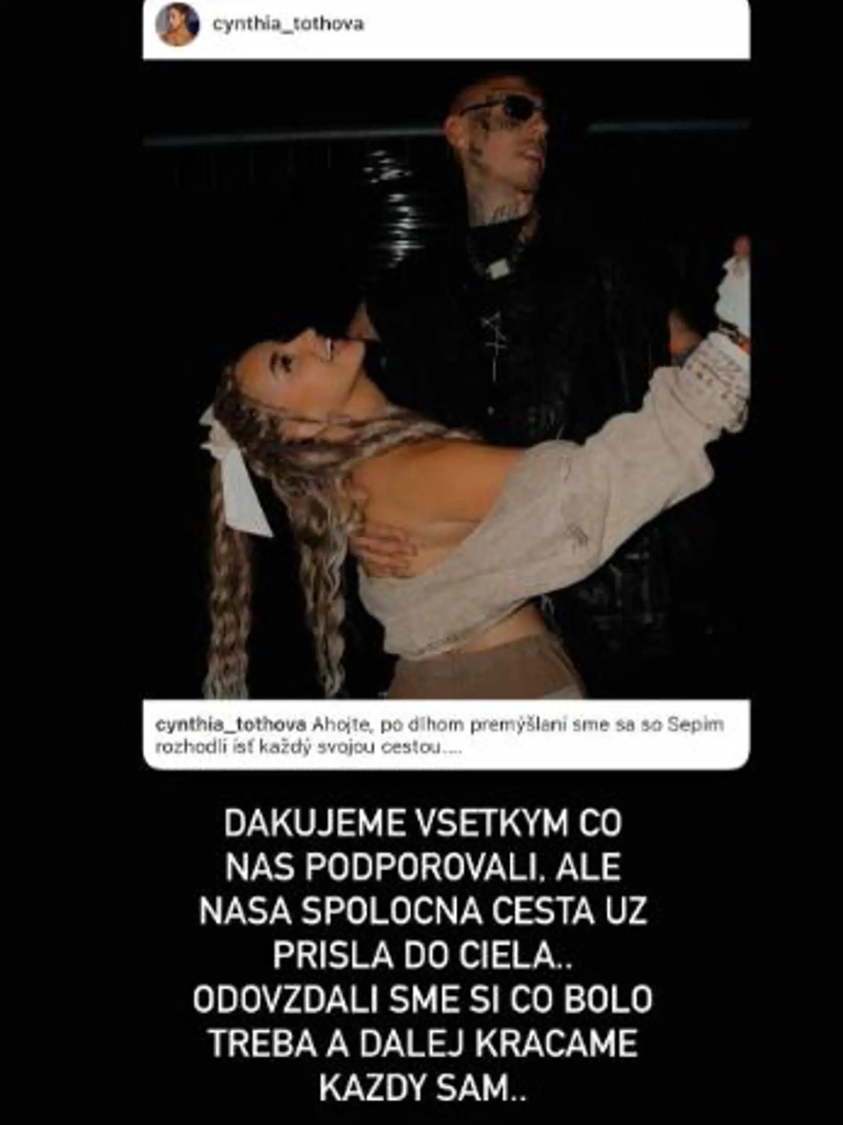Cynthia a Separ sa rozišli.
