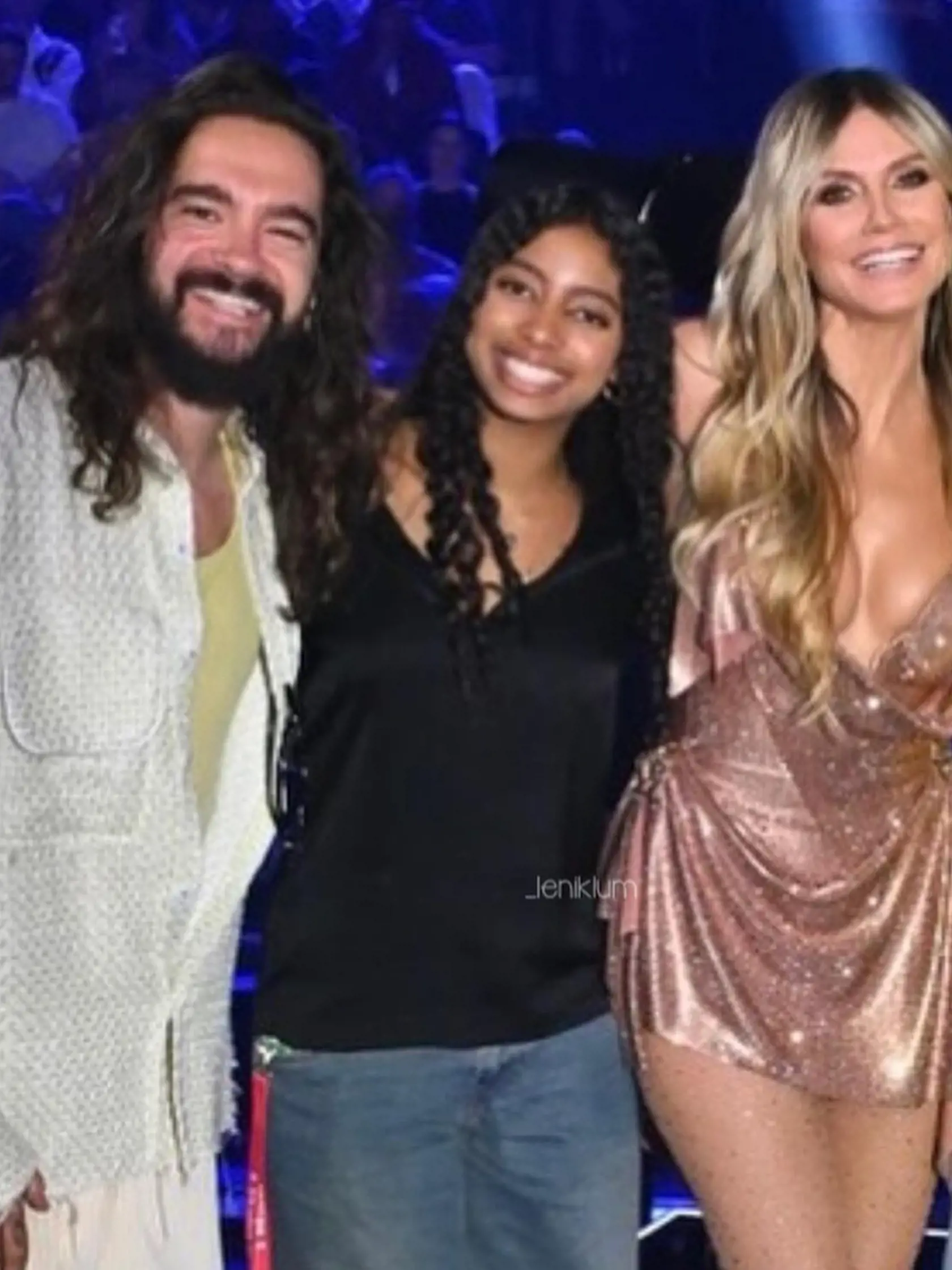 Heidi Klum s manželom Tomom Kaulitzom a dcérou Lou.