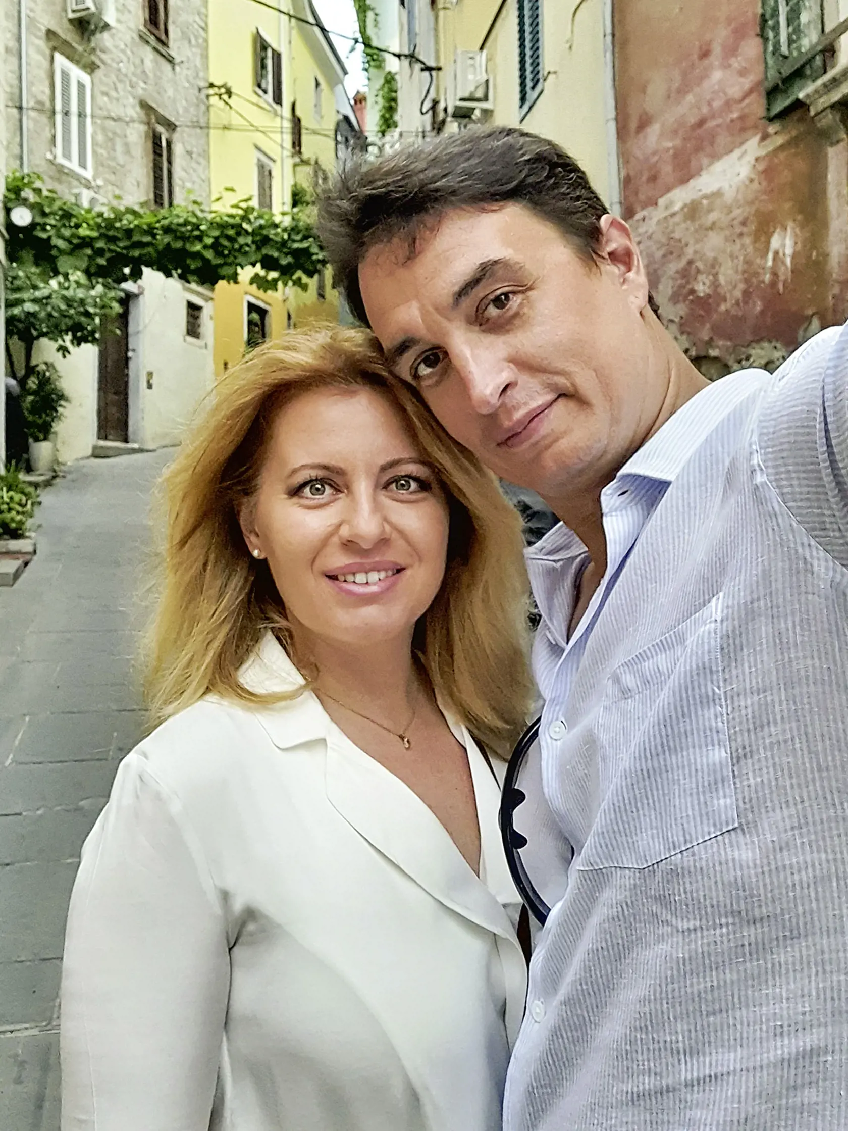 Zuzana Čaputová s Jurajom Rizmanom