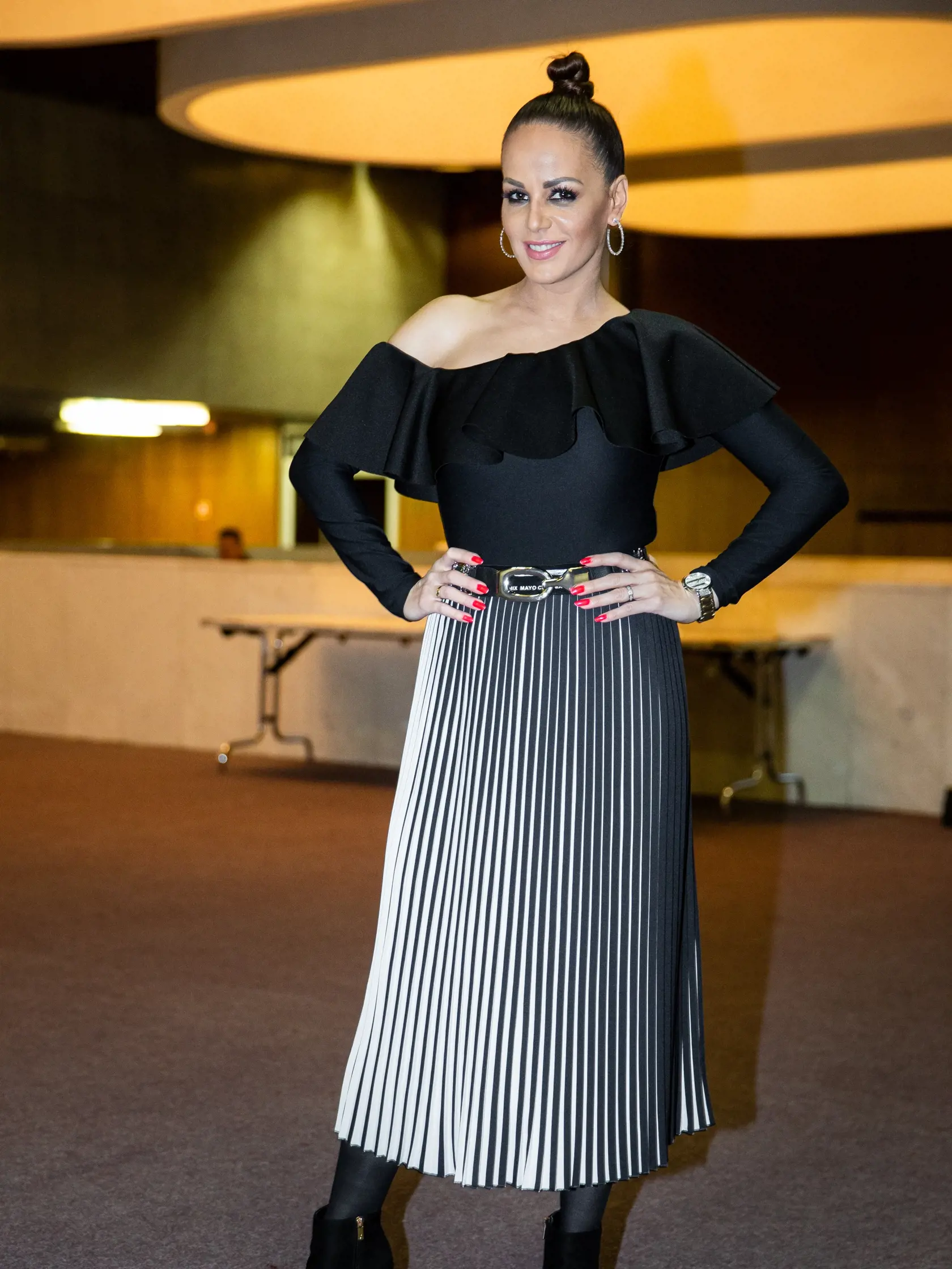 Premiéra divadelnej hry "Silvia Miláčik v bratislavskom Istropolise. Na snímke Karin Haydu.