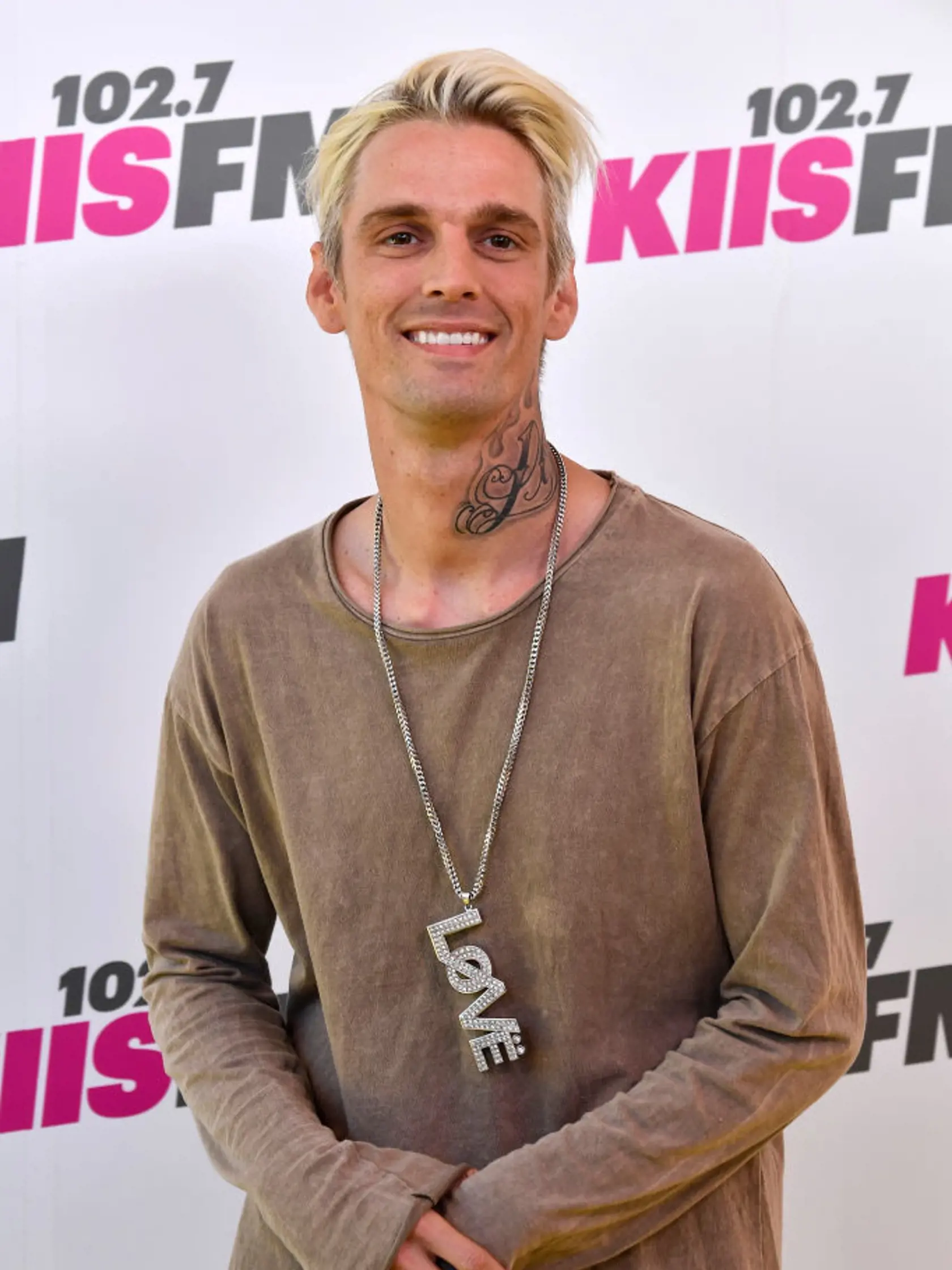 CARSON, CA - MAY 13:  Aaron Carter   arrives at the 102.7 KIIS FM's 2017 Wango Tango at StubHub Center on May 13, 2017 in Carson, California.  (Photo by Frazer Harrison/Getty Images)