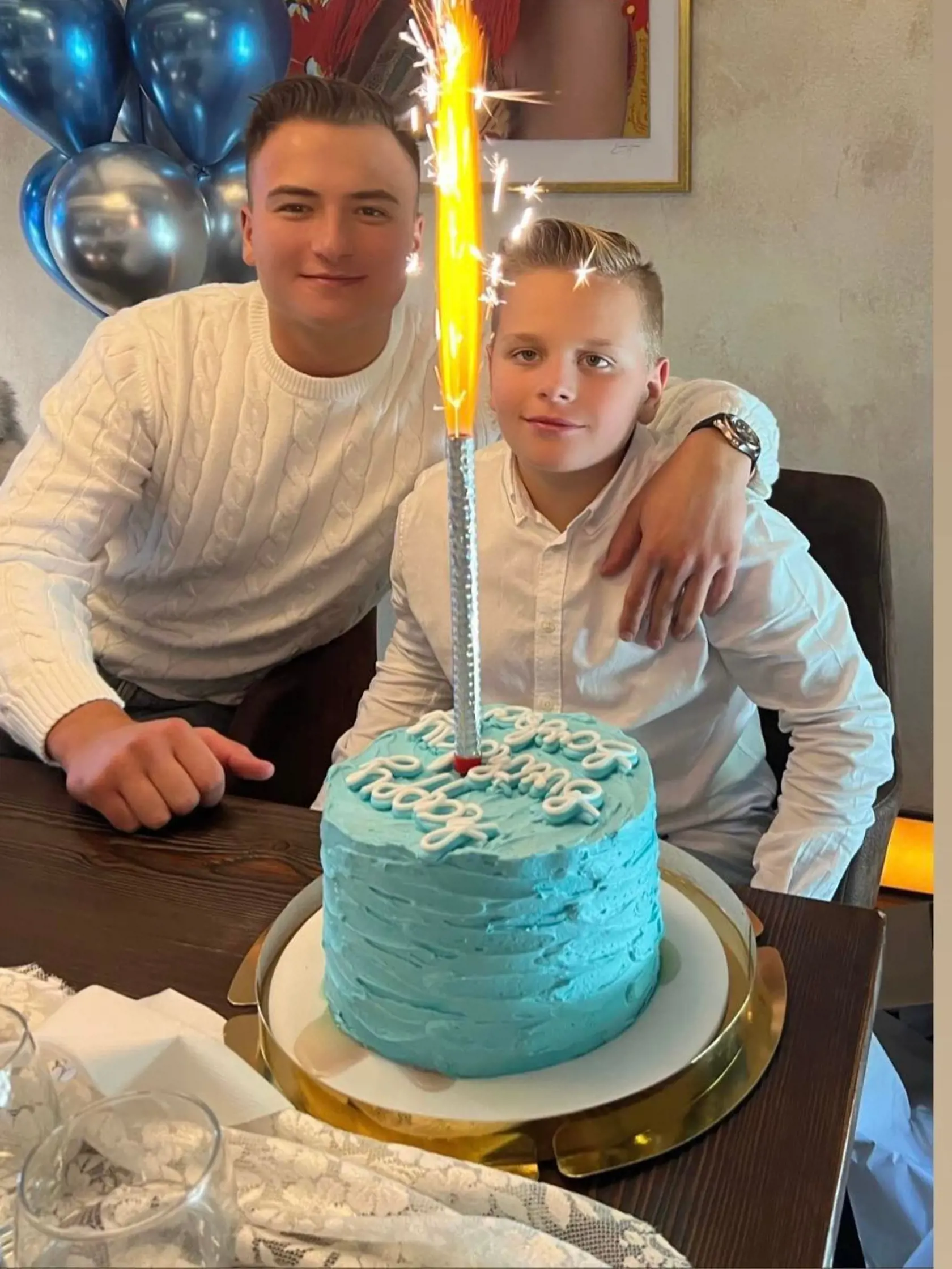 Syn šéfa Sme rodina Borisa Kollára, Boris, oslavoval na narodeniny.