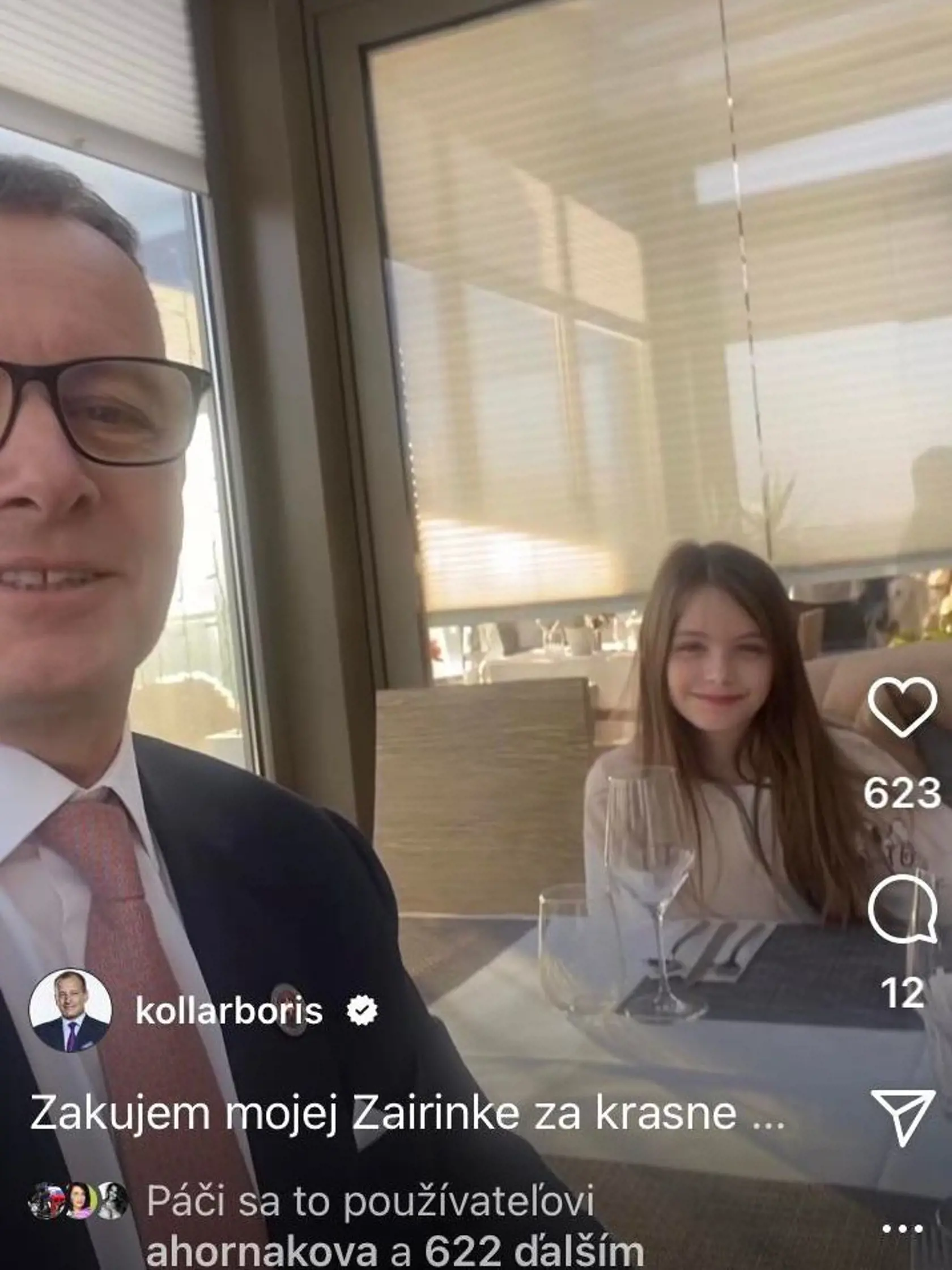 Boris Kollár ukázal dcérku Zairu, ktorú má s Monikou Ostrihoňovou. Jej mama ju na verejnosti príliš neukazuje.