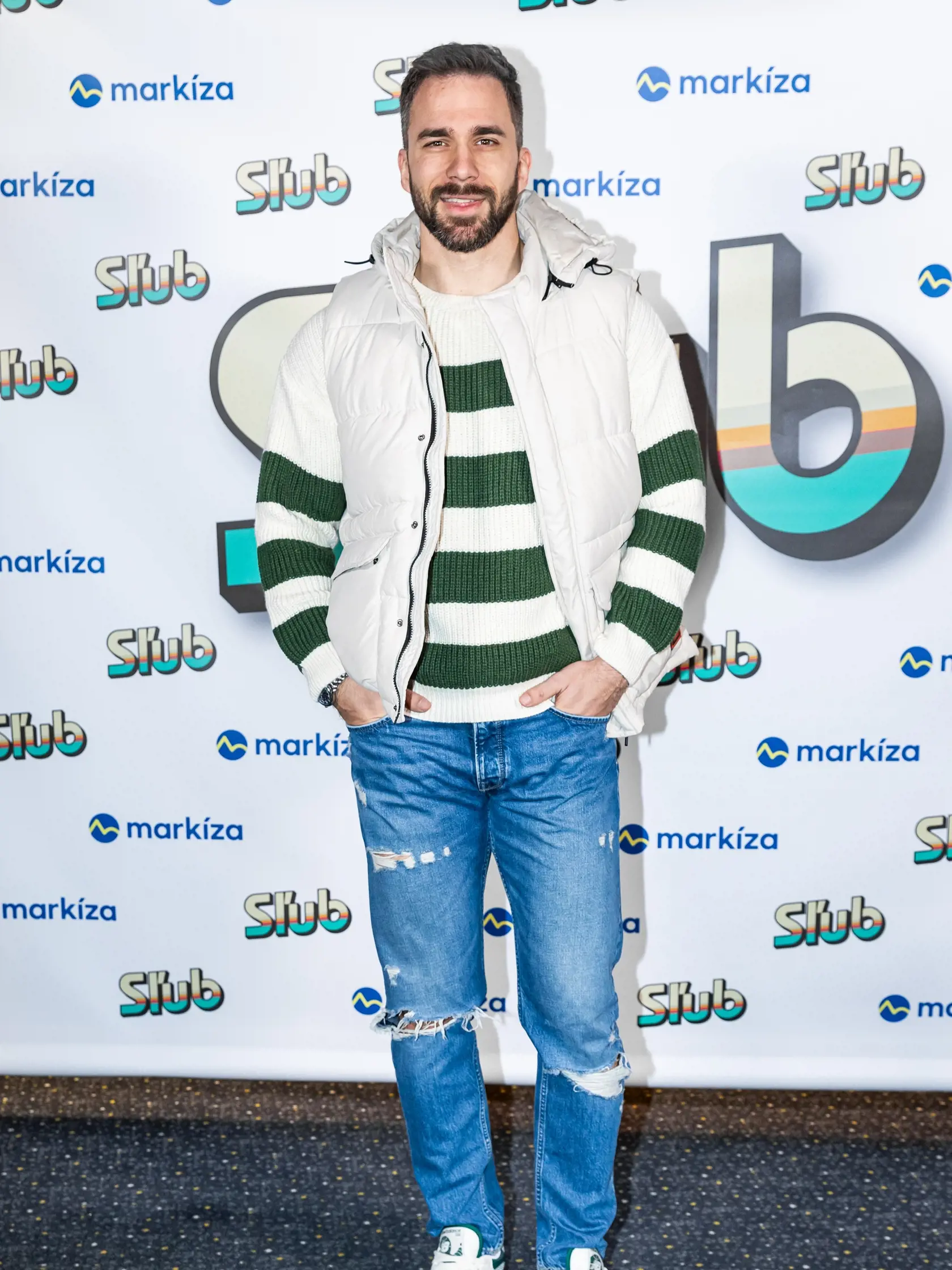 Premiéra denného televízneho seriálu “SĽUB” v Bratislave. Na snímke Dušan Kabaja.