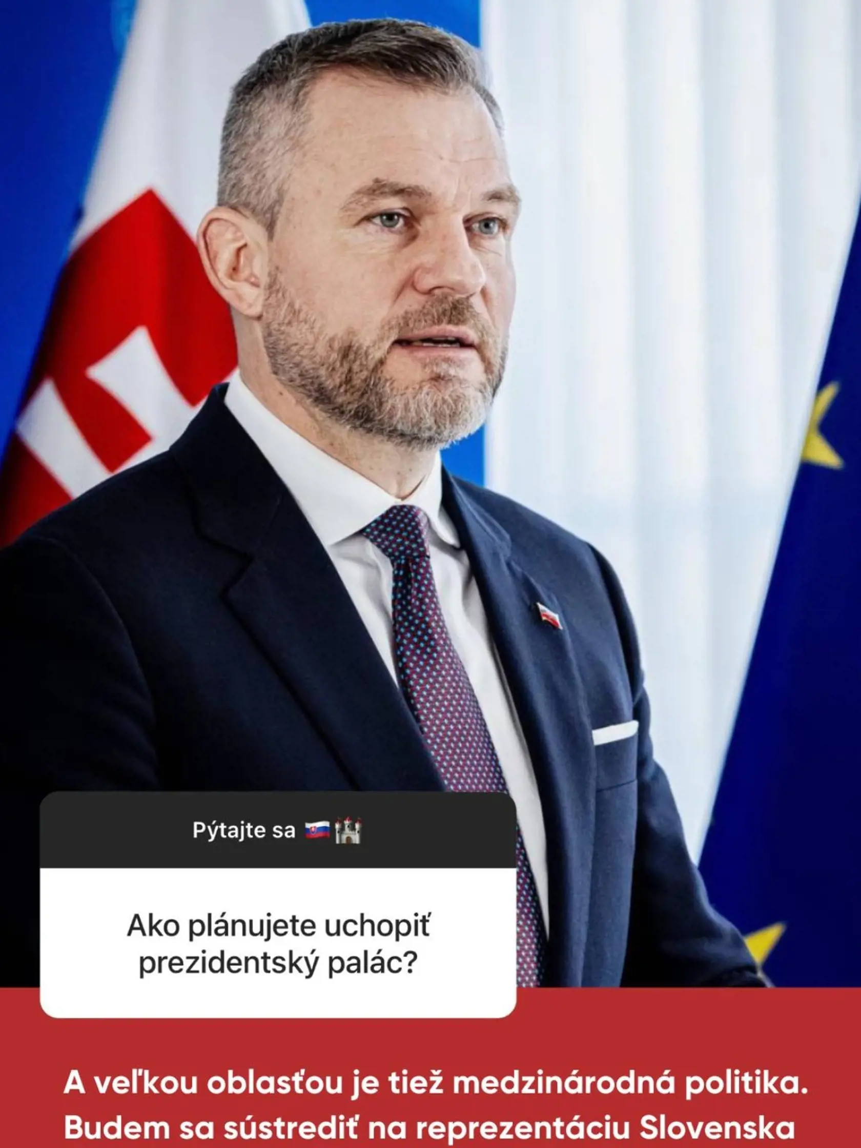 Ako plánuje uchopiť prezidentský palác?