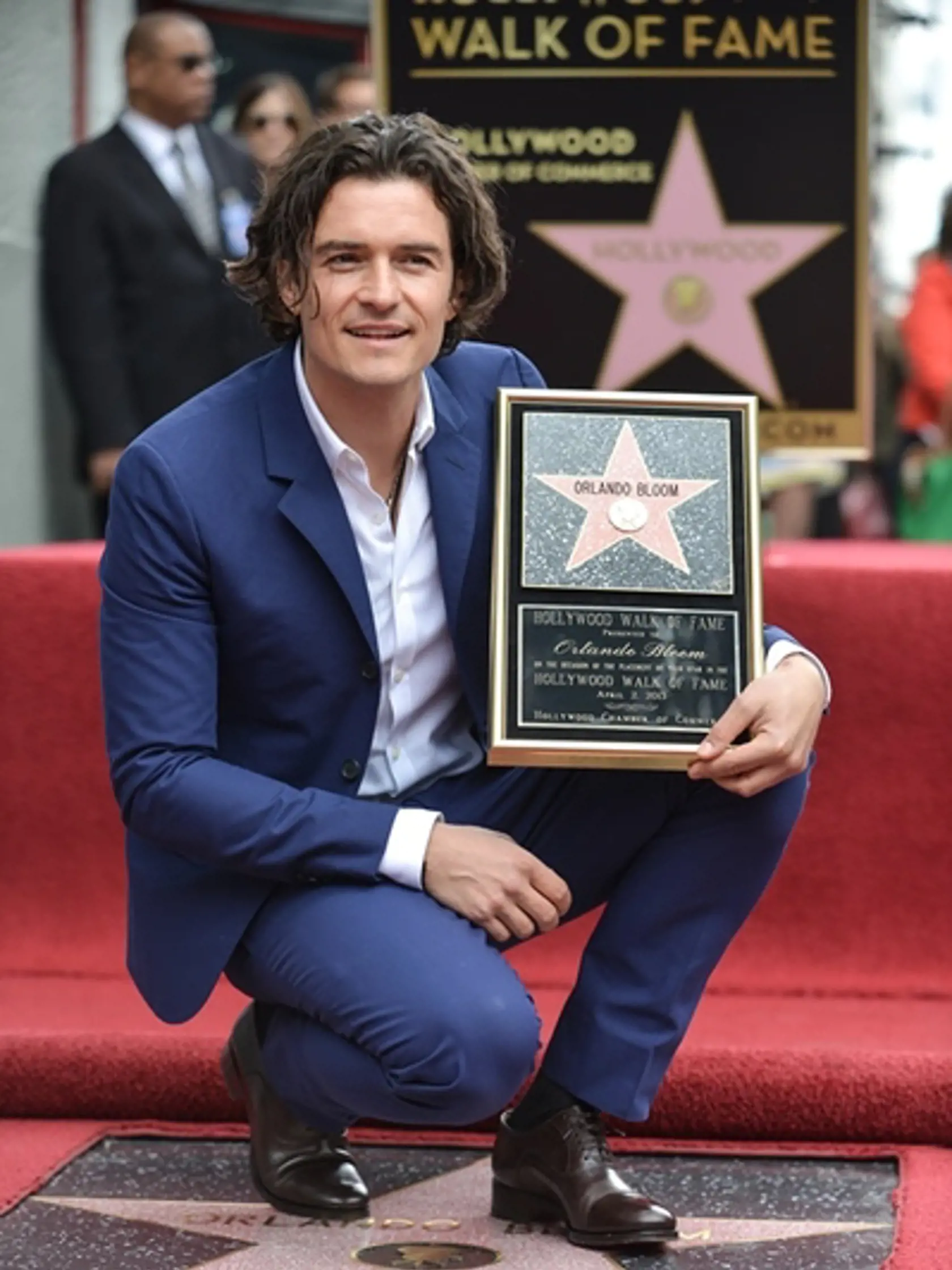Orlando Bloom je 2521. hviezdou na Chodníku slávy.